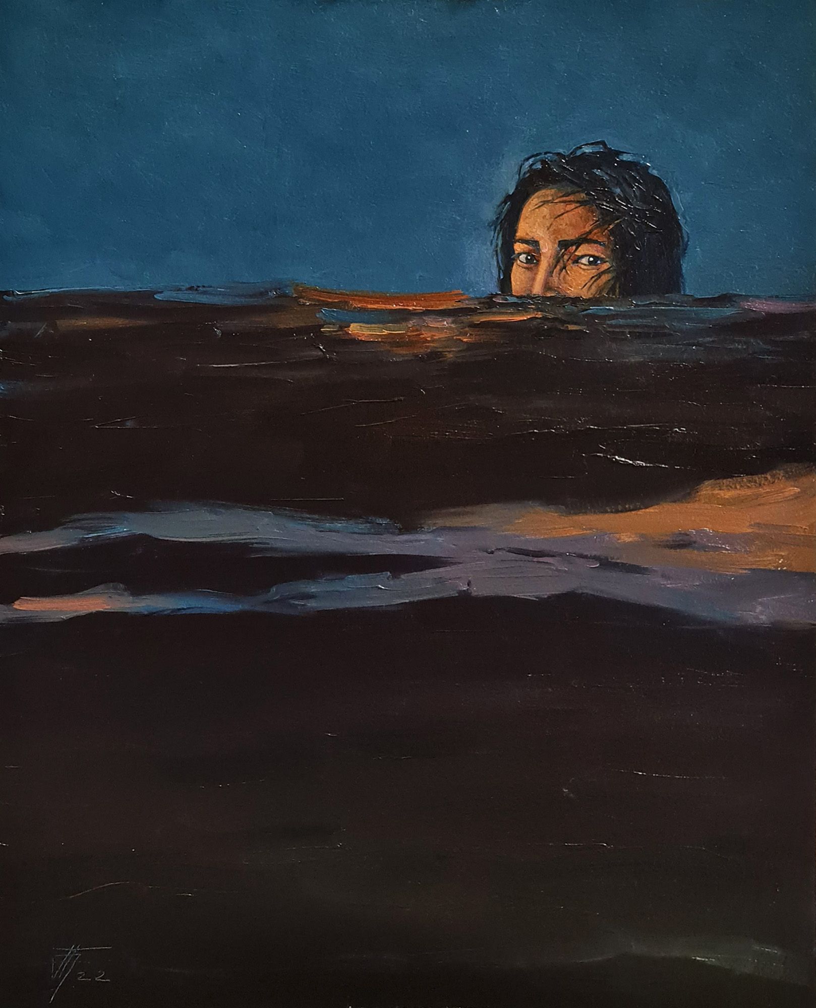 Александр Буданов (Авторская графика - 
                  40 x 50 см) Прятки