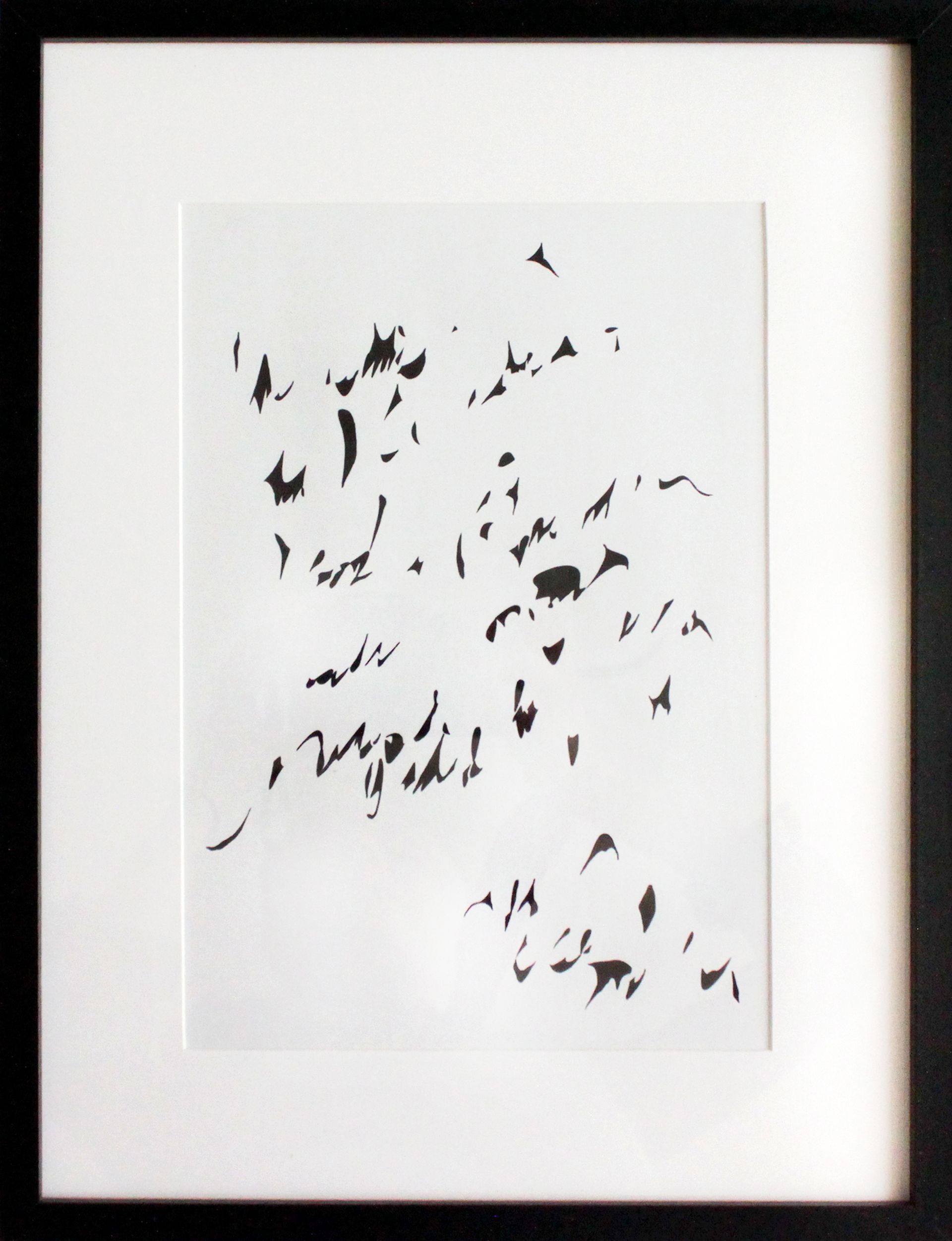 Лидия Жудро (Авторская графика - 
                  30 x 40 см) Из серии "Попытки компромисса"