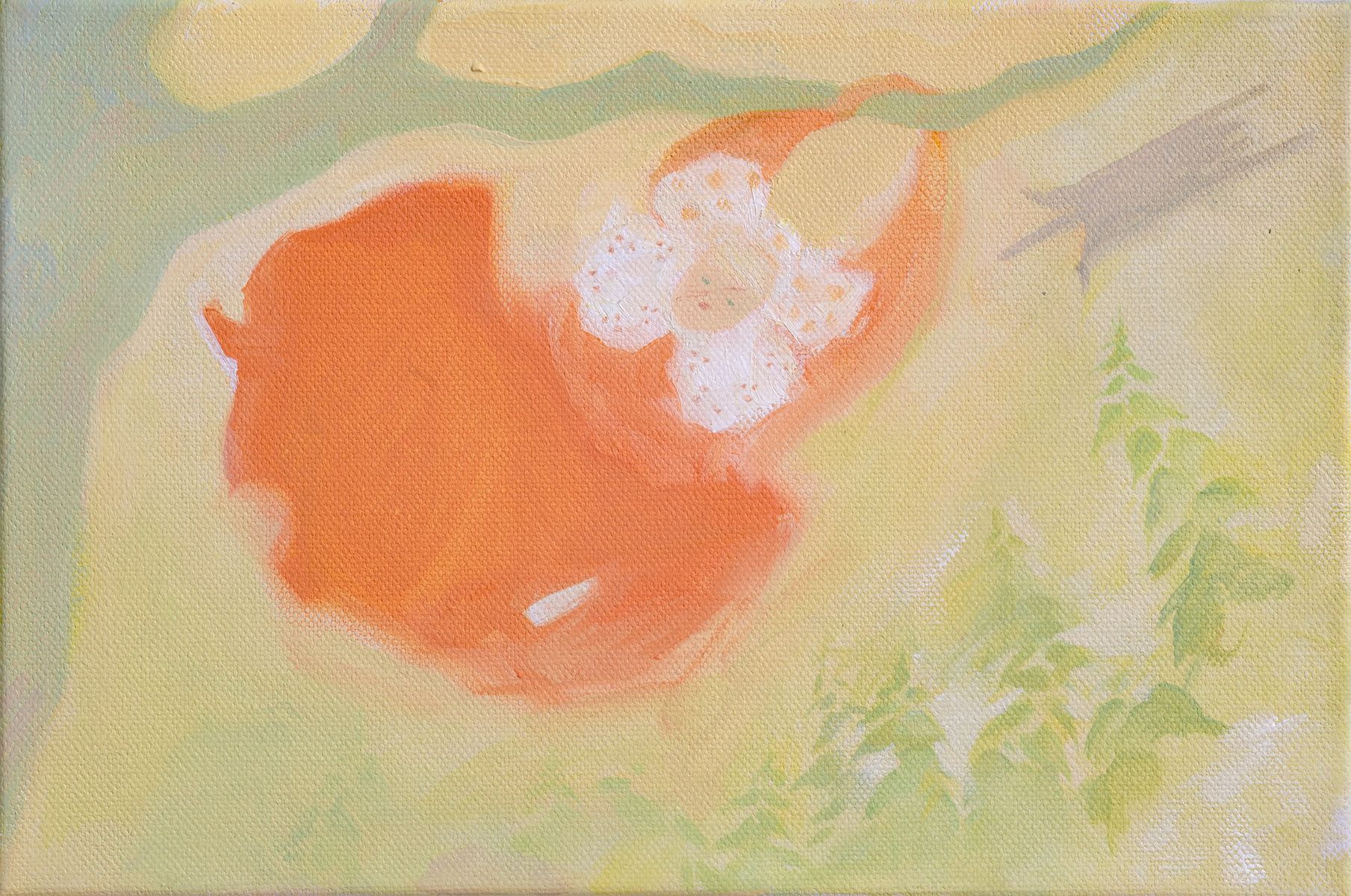 Анастасия Лимонова (Картина, живопись - 
                  30 x 20 см) Кусты крапивы — лава!