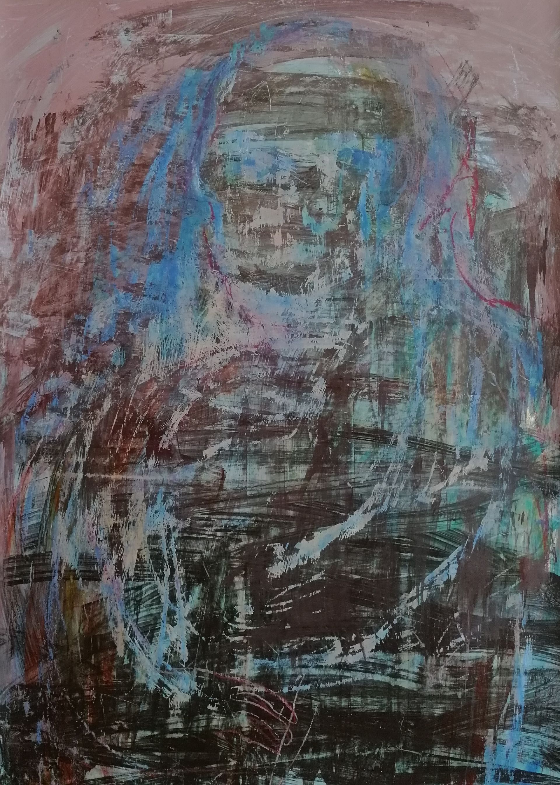 Елена Науширванова (Авторская графика - 
                  54 x 78 см) Мумия