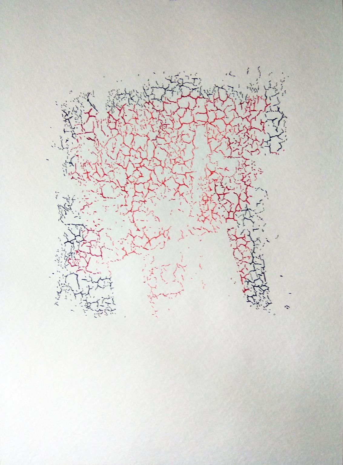 Анастасия Левина (Авторская графика - 
                  70 x 100 см) Чёрный квадрат