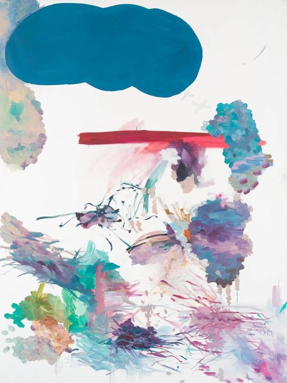 Наталия Зотикова (Картина, живопись - 
                  150 x 200 см) Без названия (Синее облако)