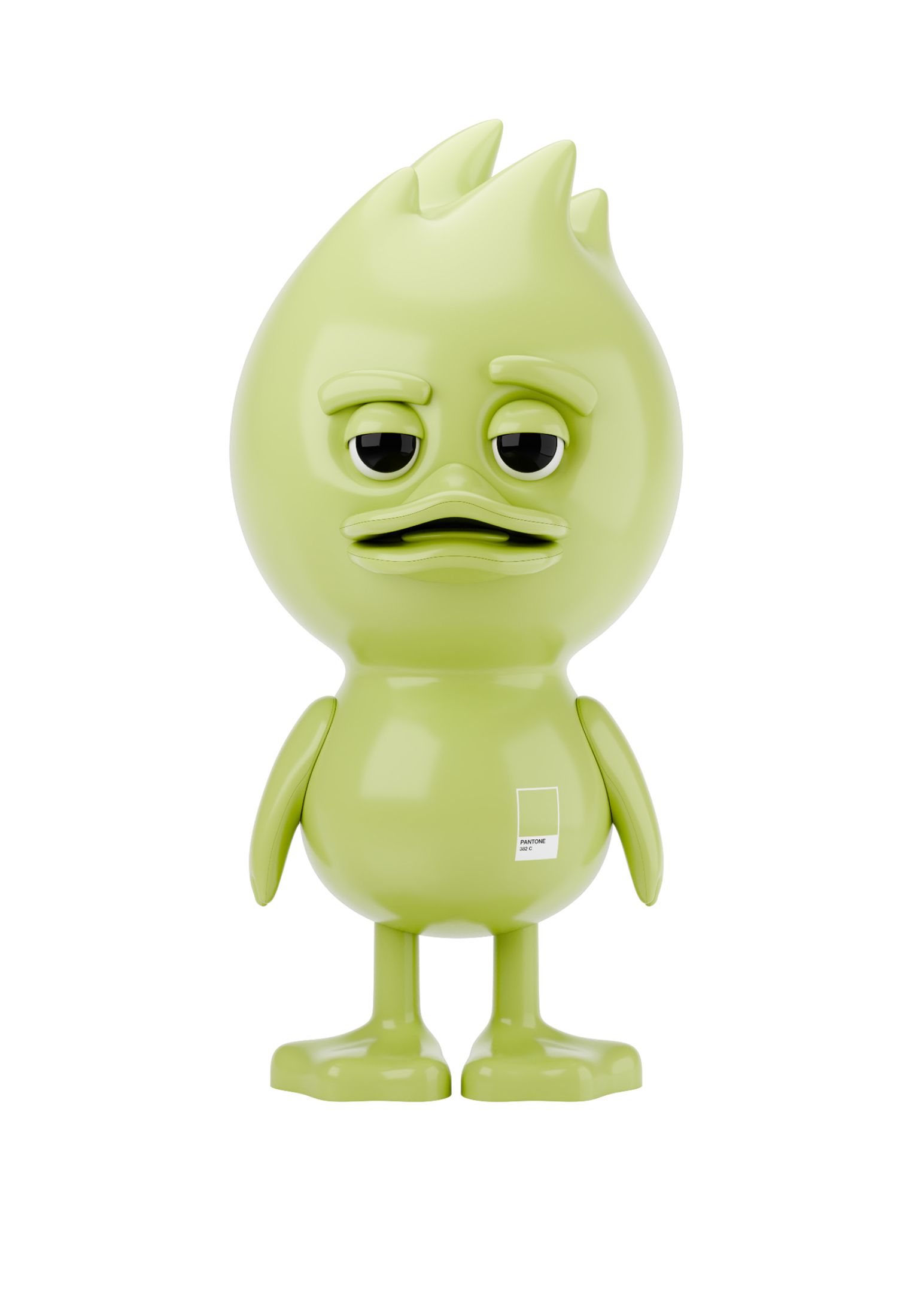 The Ugly Duck (Скульптура - 
                  28.1 x 60 см) TUD x PANTONE 382С