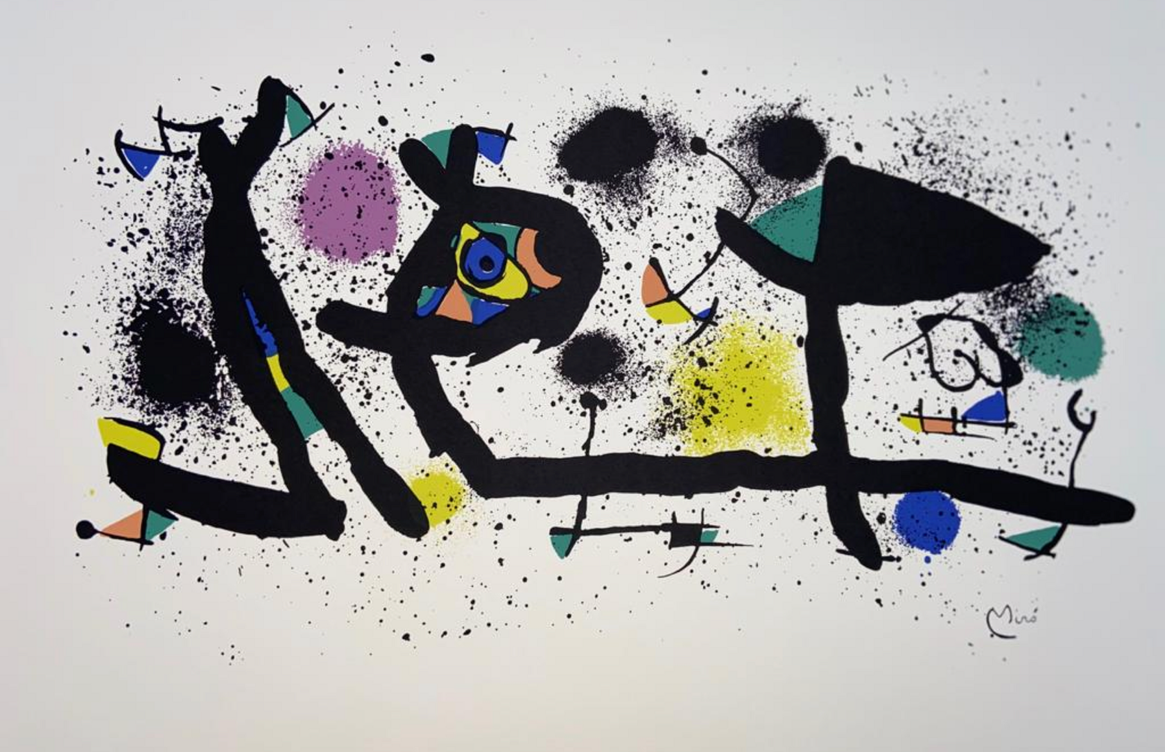 Хоан Миро (Графика печатная - 
                  77 x 56 см) Скульптуры