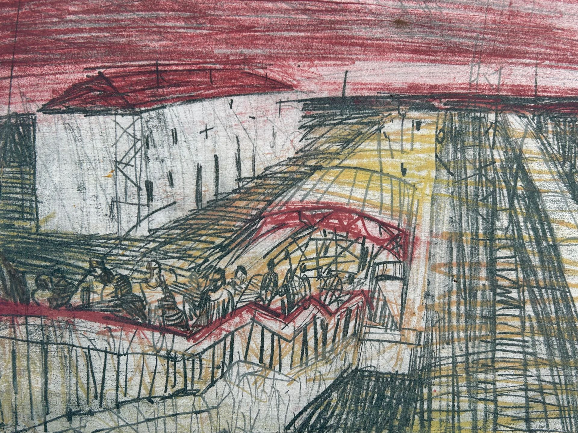 Сергей Козликин (Графика печатная - 
                  30 x 20 см) Город