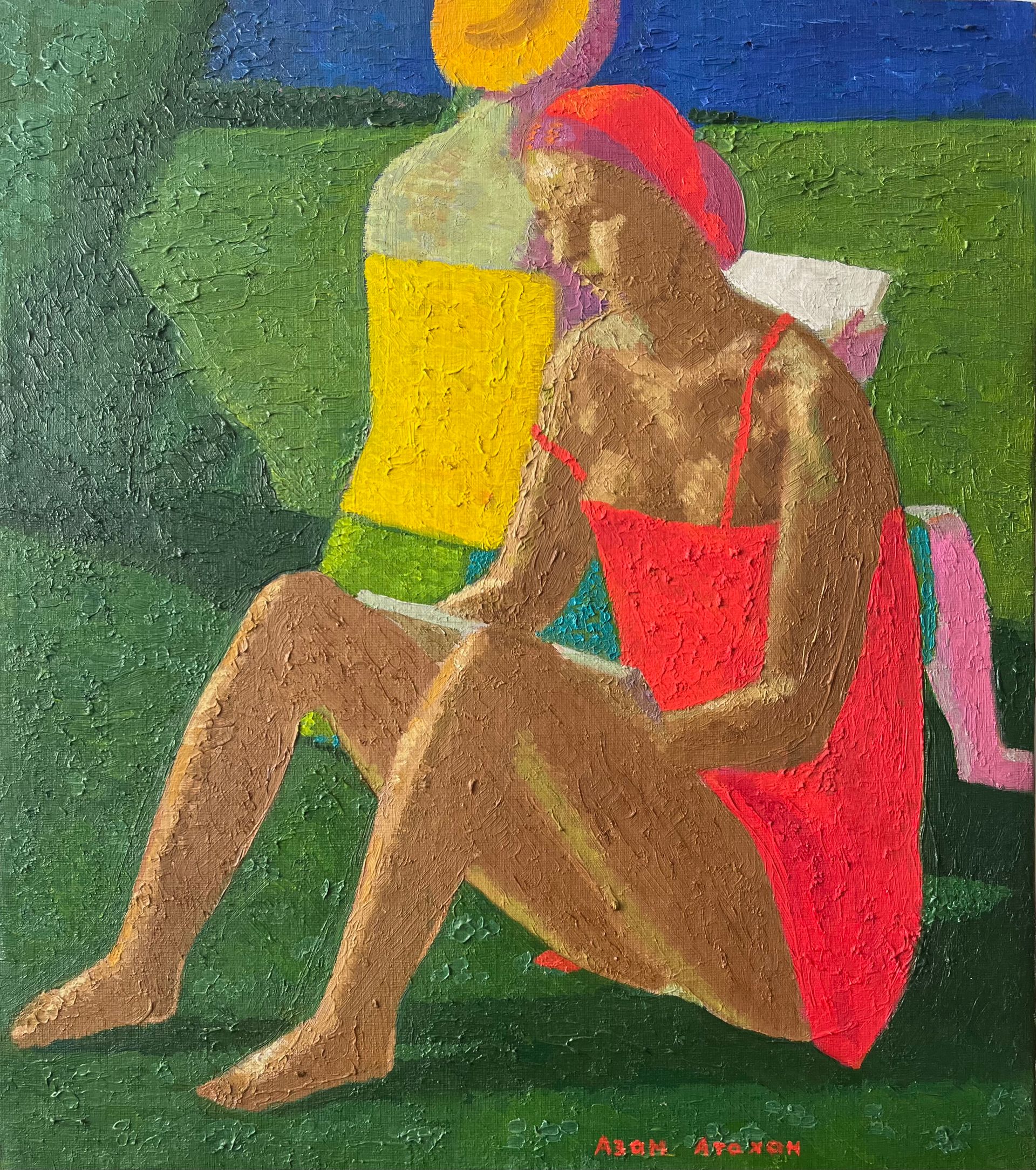 Азам Атаханов (Картина, живопись - 
                  40 x 45 см) Плэнер в Нерехте