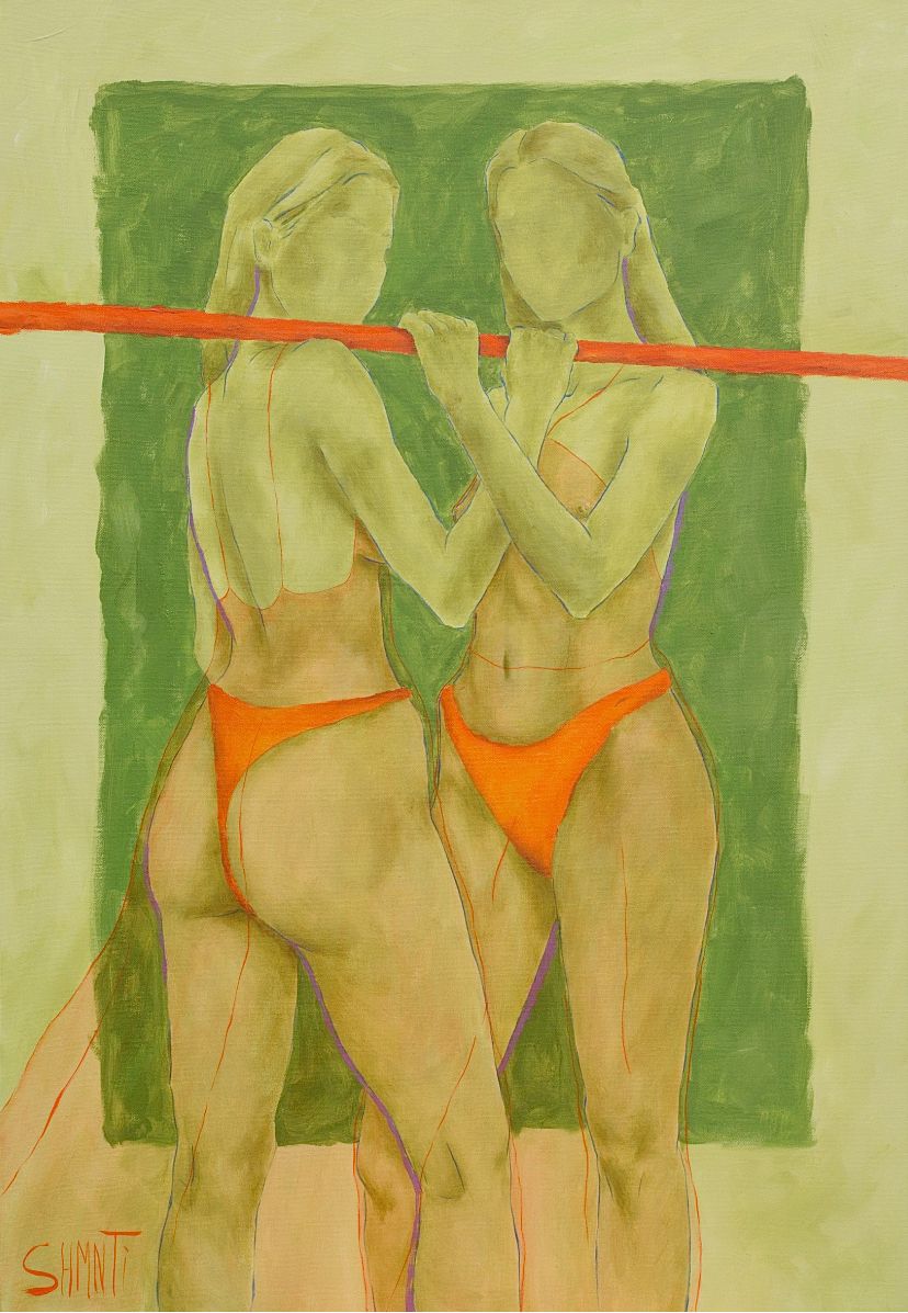 Shomina Ti (Картина, живопись - 
                  70 x 100 см) Дуальность