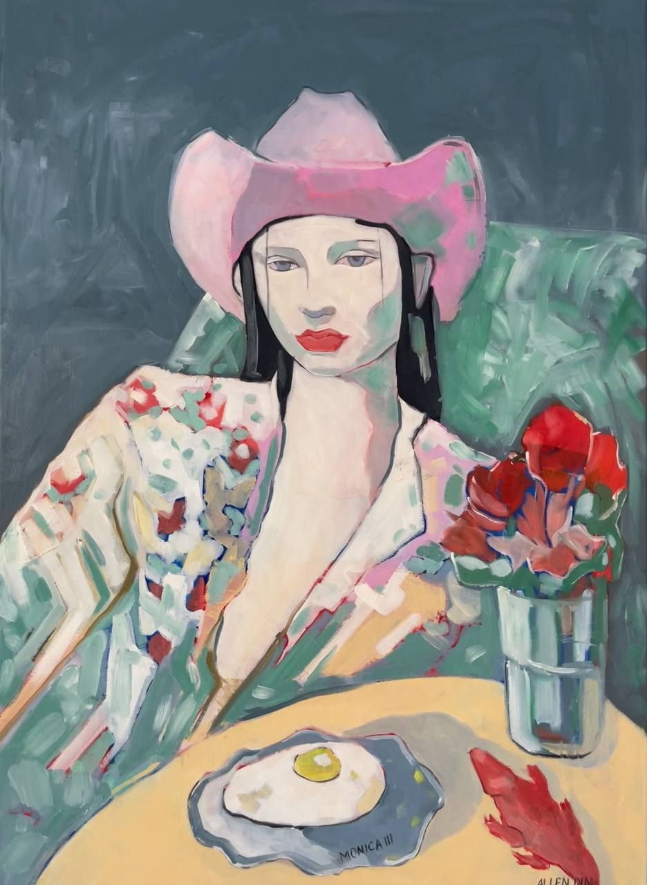 Мария Аллен (Картина, живопись - 
                  50 x 70 см) MONICA III