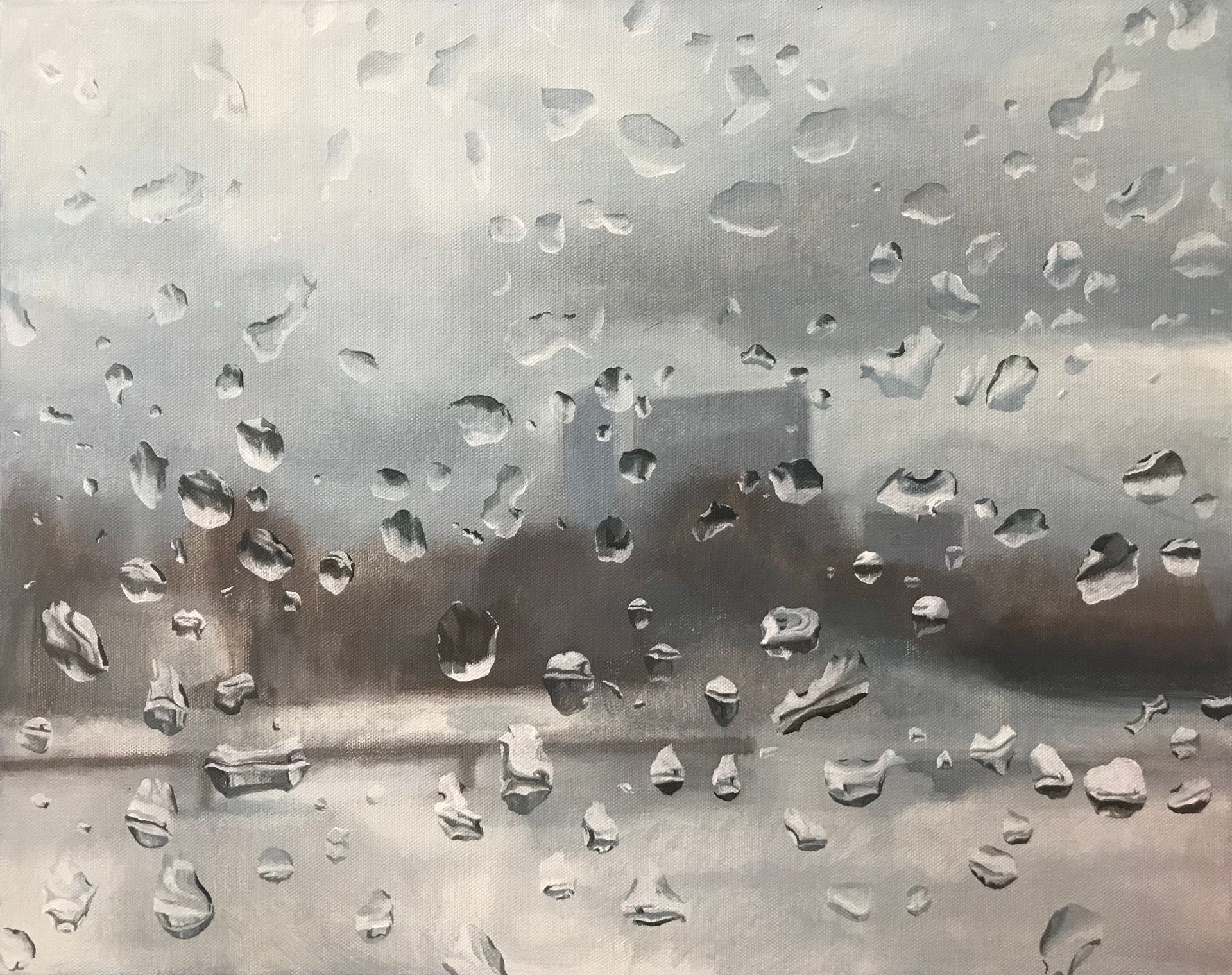 Александра Курьянова (Картина, живопись - 
                  50 x 40 см) Капли