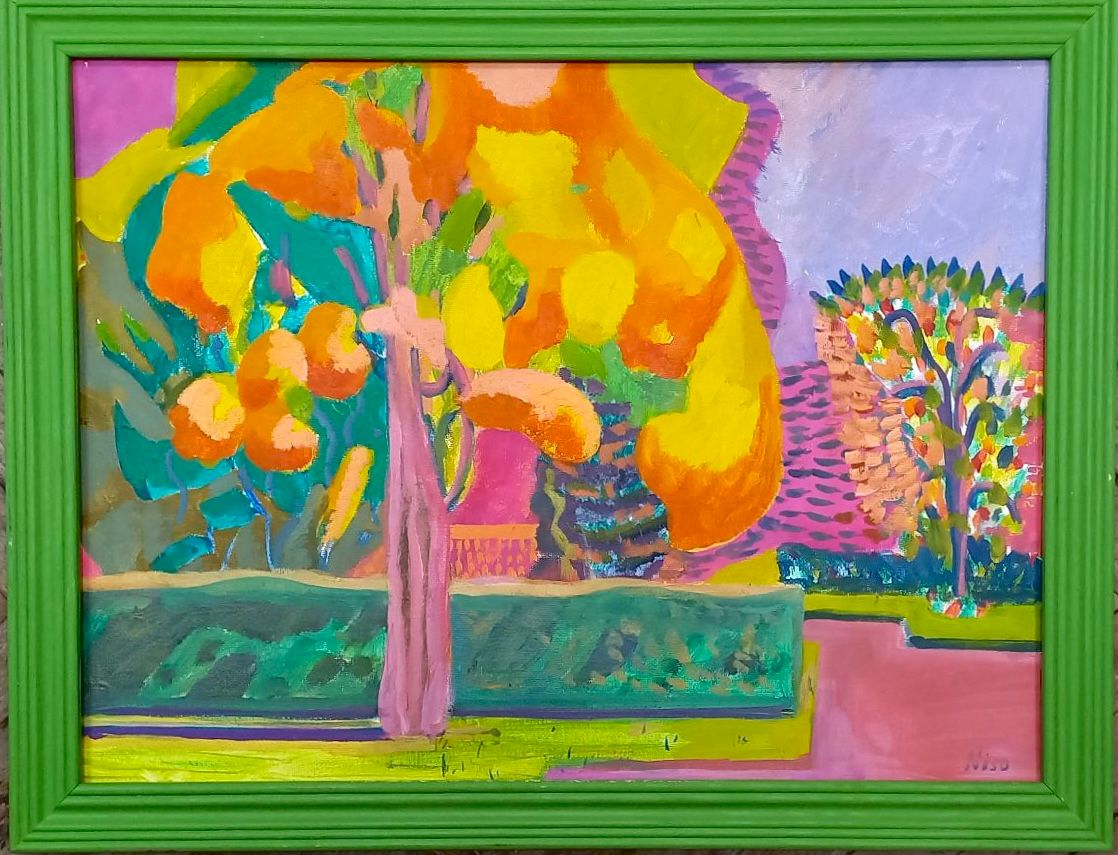 Нисо Атаханова (Авторская графика - 
                  40 x 30 см) Музеон