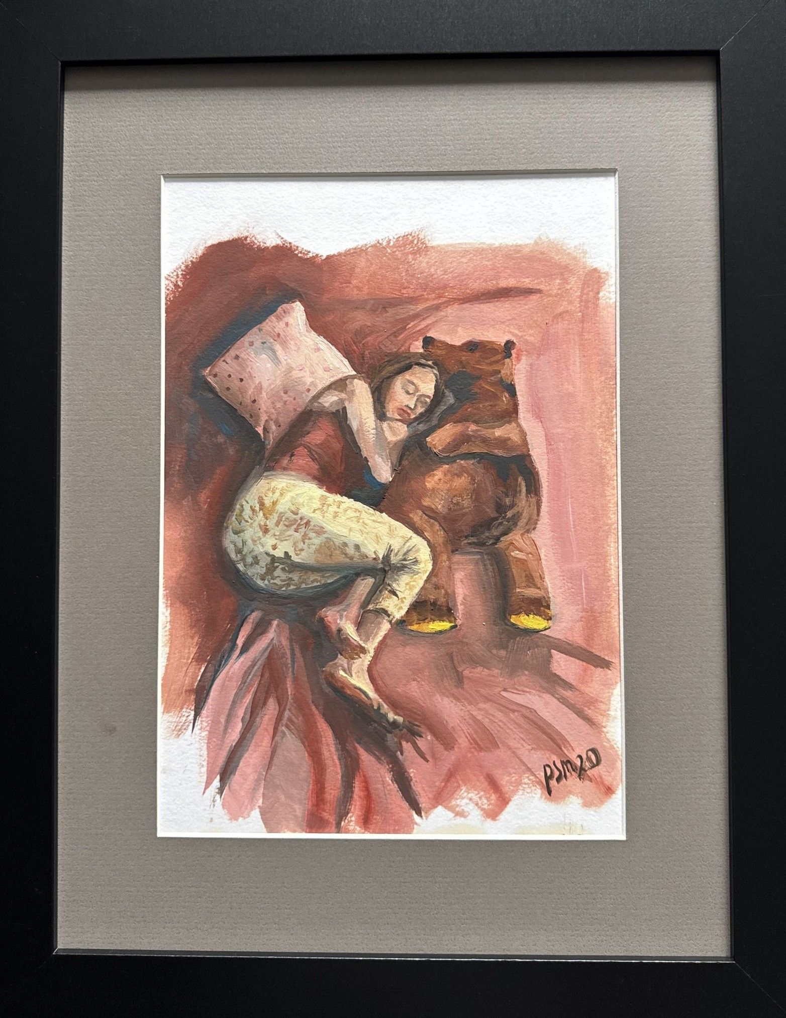 Светлана Пузанова (Авторская графика - 
                  35 x 45 см) Грусть
