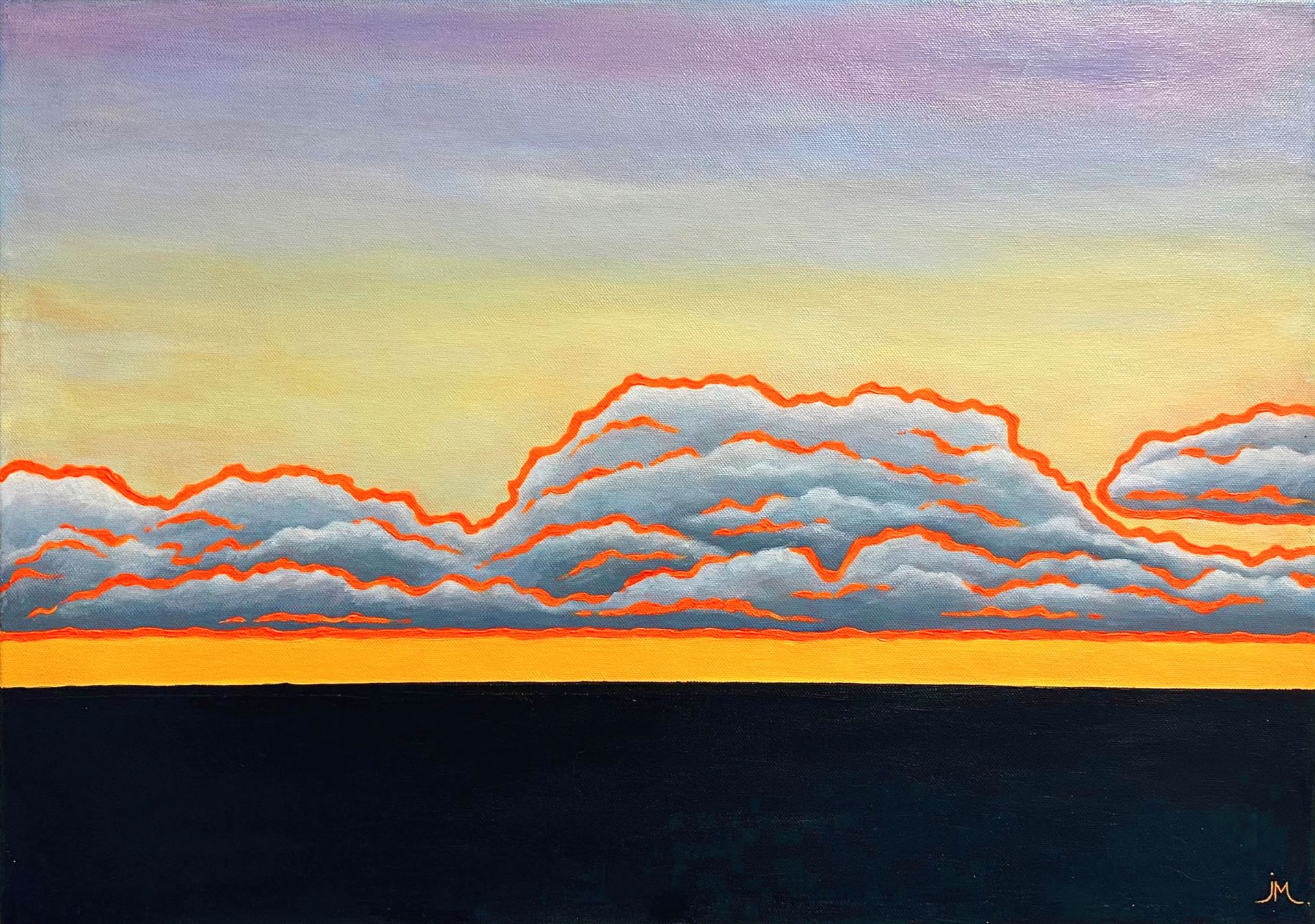 Юлия Мананникова (Картина, живопись - 
                  70 x 50 см) The Sunset II