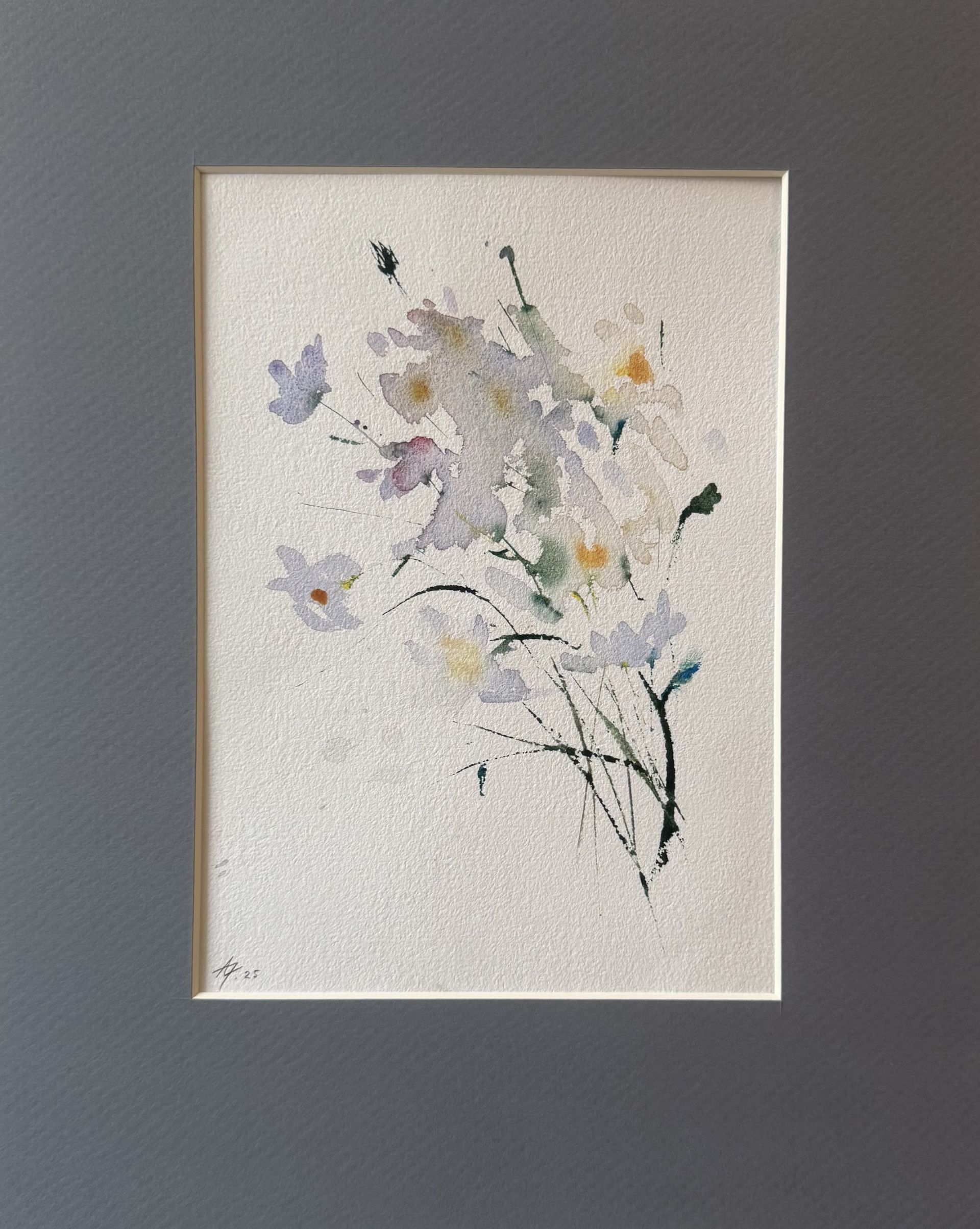 Арина Бекар (Авторская графика - 
                  30 x 40 см) Тишина дня