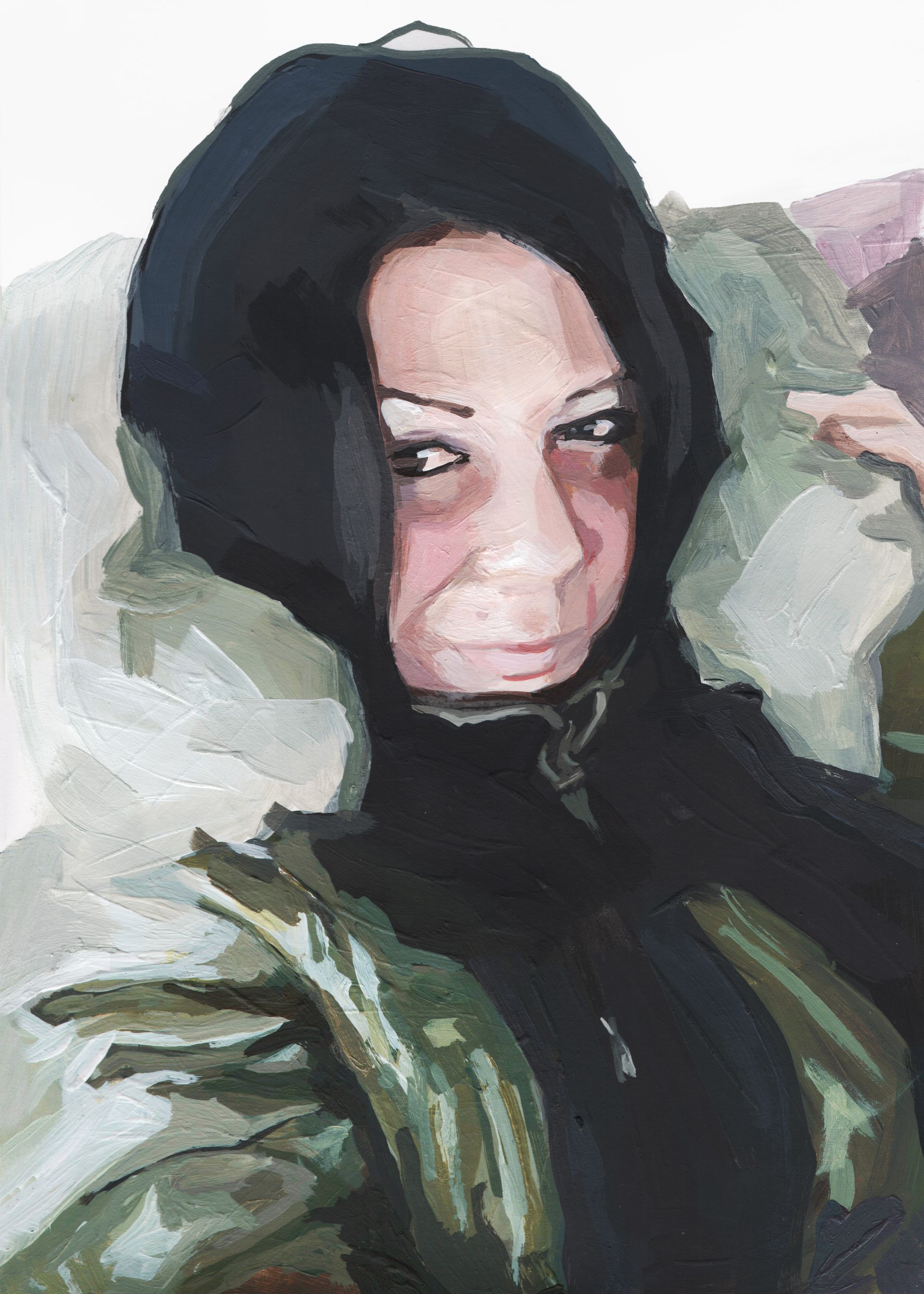 O. Macbain (Авторская графика - 
                  20 x 30 см) Я самая
