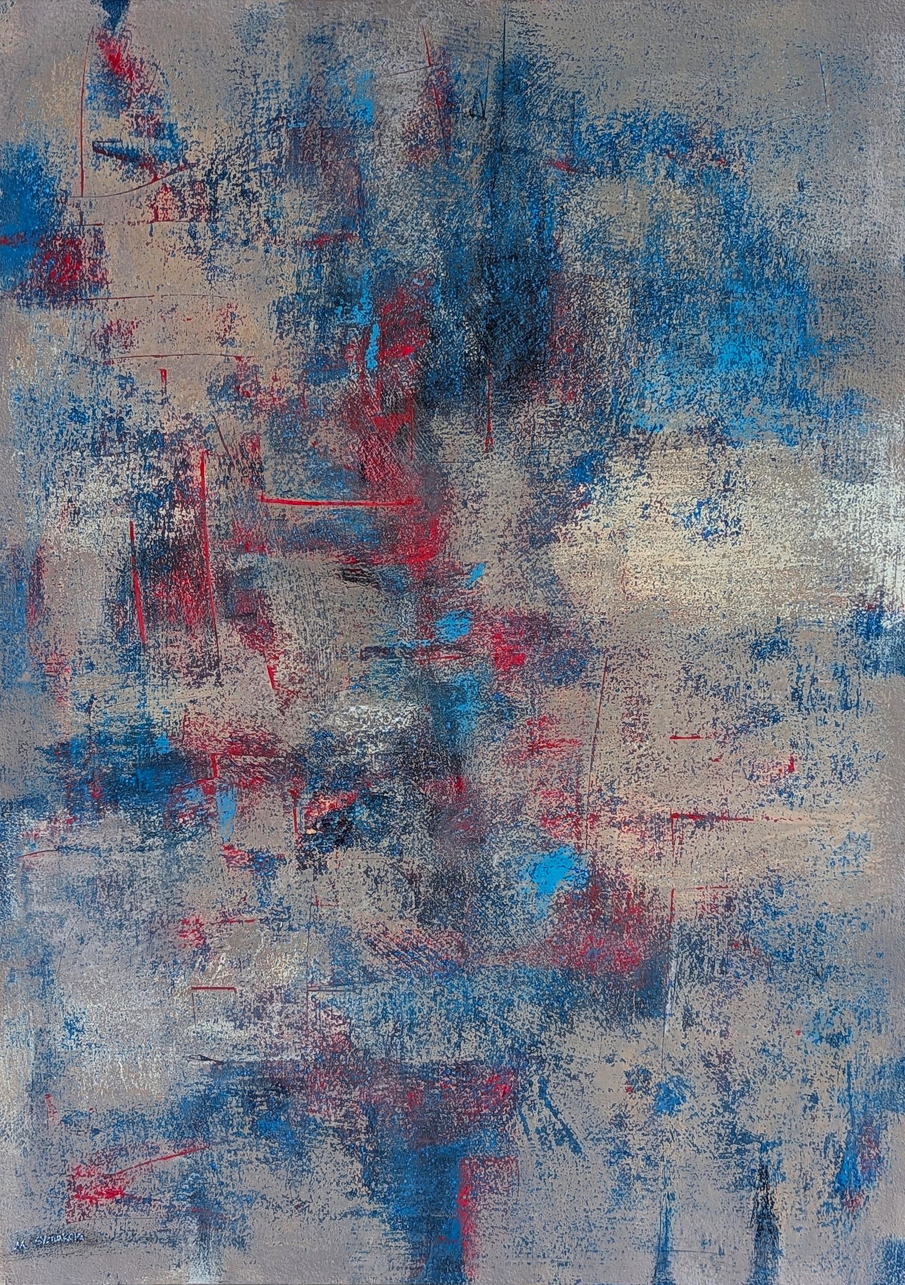 Мария Светлакова (Картина, живопись - 
                  51.3 x 71.2 см) Мираж №1