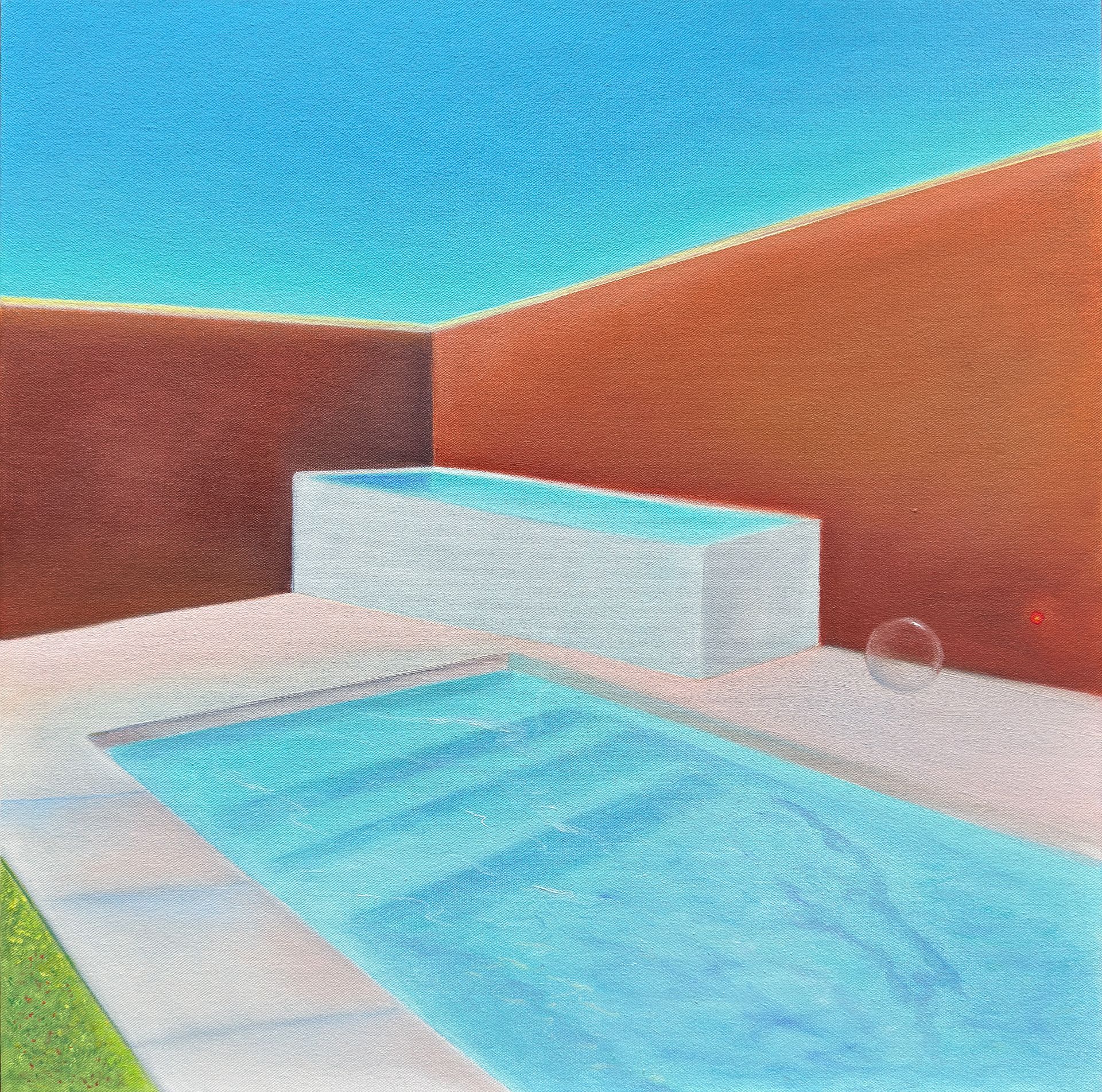 Елена Курочко (Картина, живопись - 
                  50 x 50 см) Bubble