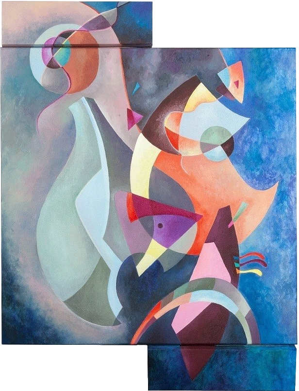 Марина Тийк (Картина, живопись - 
                  70 x 90 см) Радость бытия. Часть 1