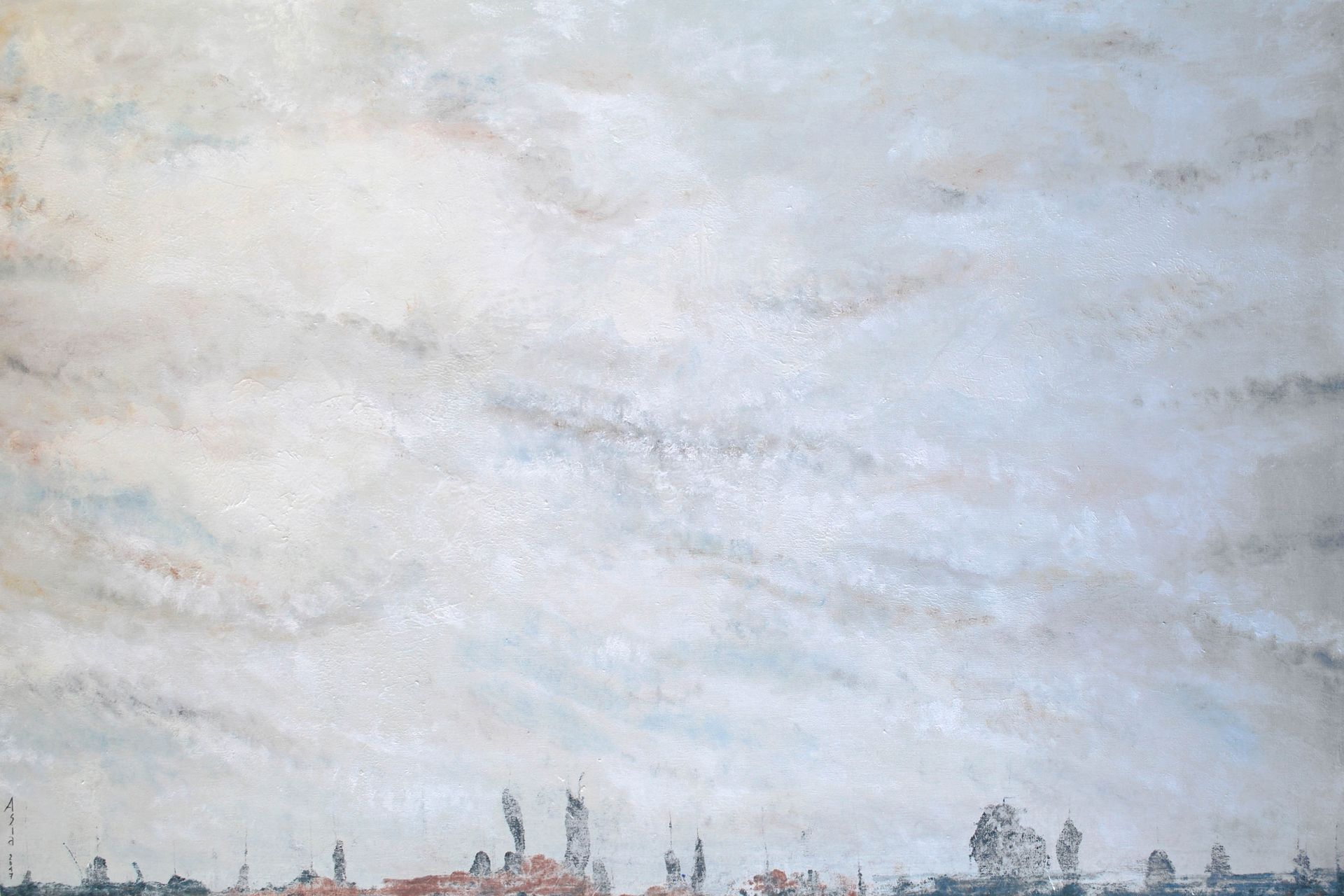 Ася Багаева (Картина, живопись - 
                  120 x 80 см) Остров