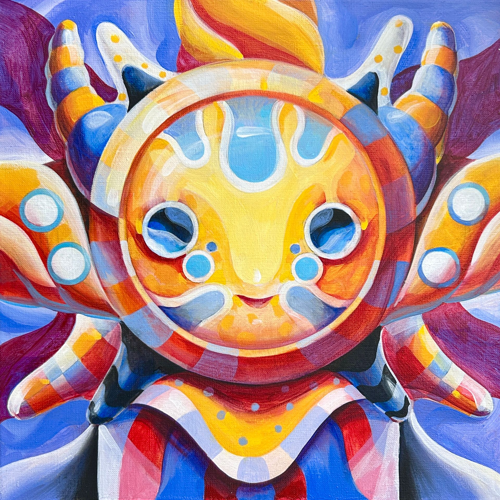 Дмитрий Филимонов (Картина, живопись - 
                  40 x 40 см) Candy beast