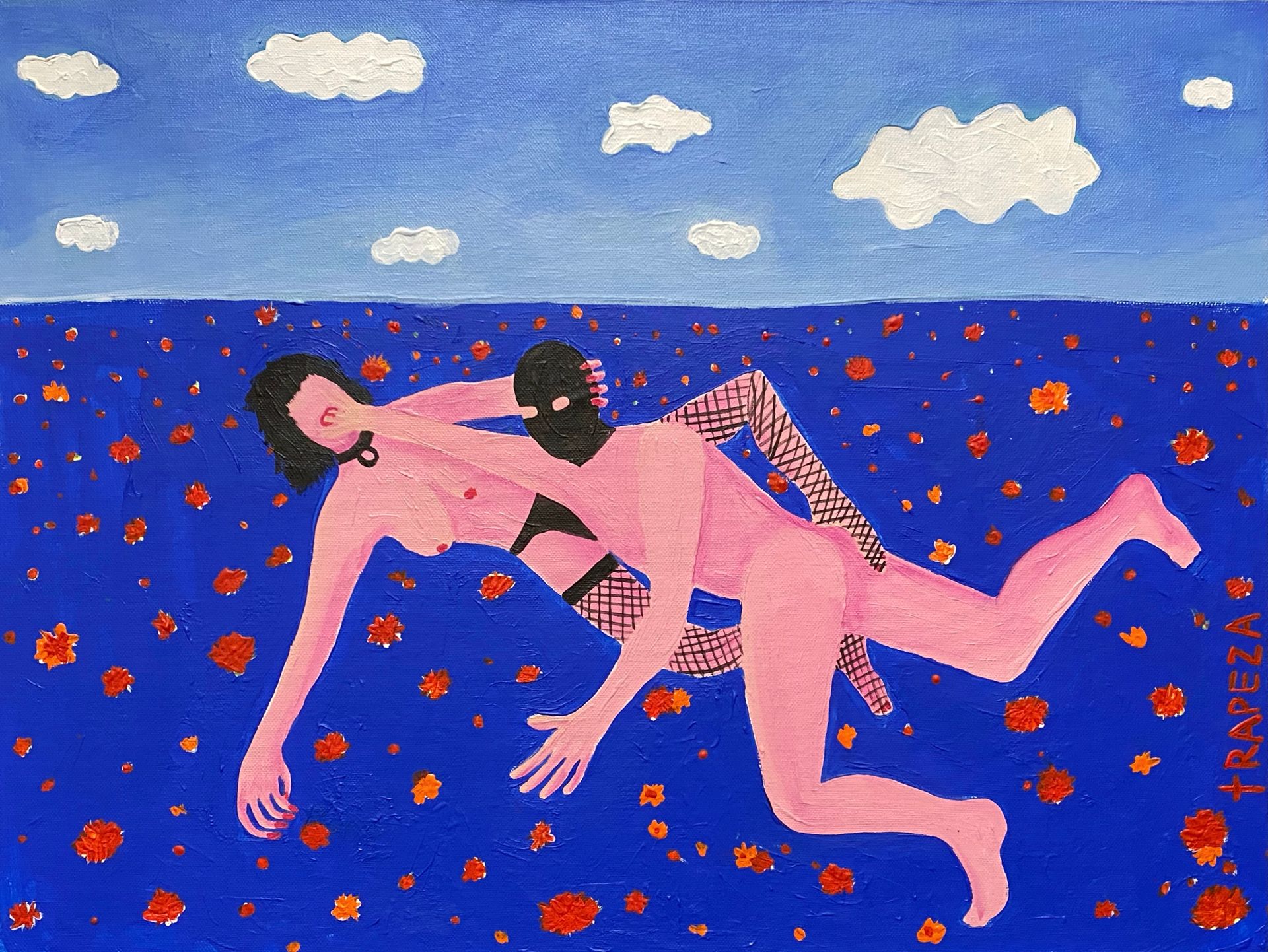 Анастасия Трапезникова (Картина, живопись - 
                  60 x 45 см) THE COUPLE