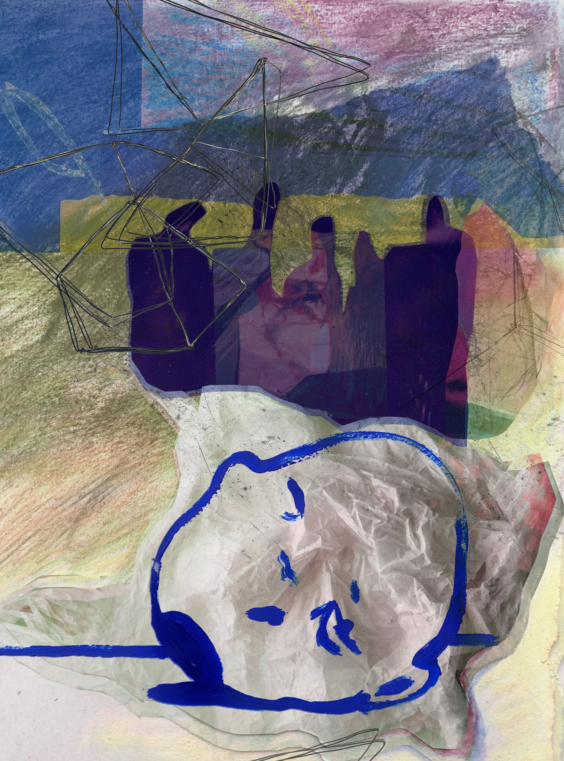 Оля Махно (Графика цифровая (принты) - 
                  29.7 x 42 см) Головушка