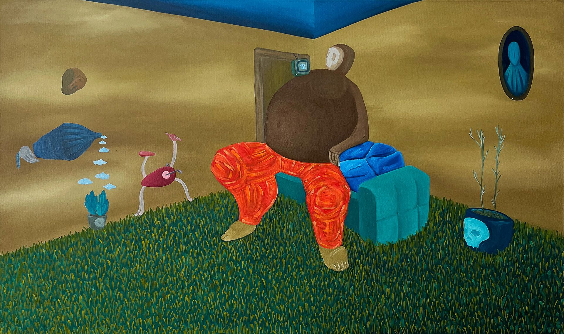 Леша Мелки (Картина, живопись - 
                  100 x 60 см) Танец заблудшей души