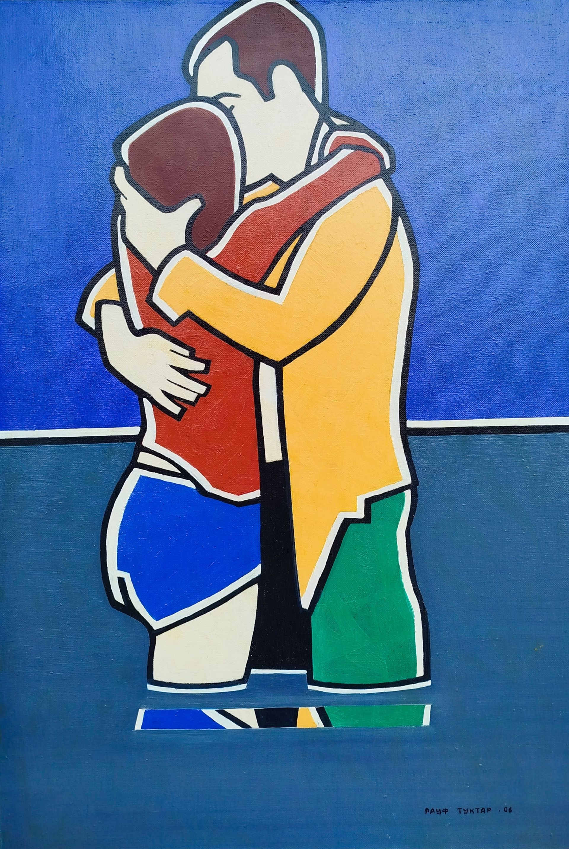 Рауф Туктар (Картина, живопись - 
                  50 x 73 см) Горячий дух ночи 2