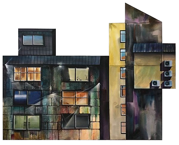 Динара Хёртнагль (Картина, живопись - 
                  150 x 110 см) City lights