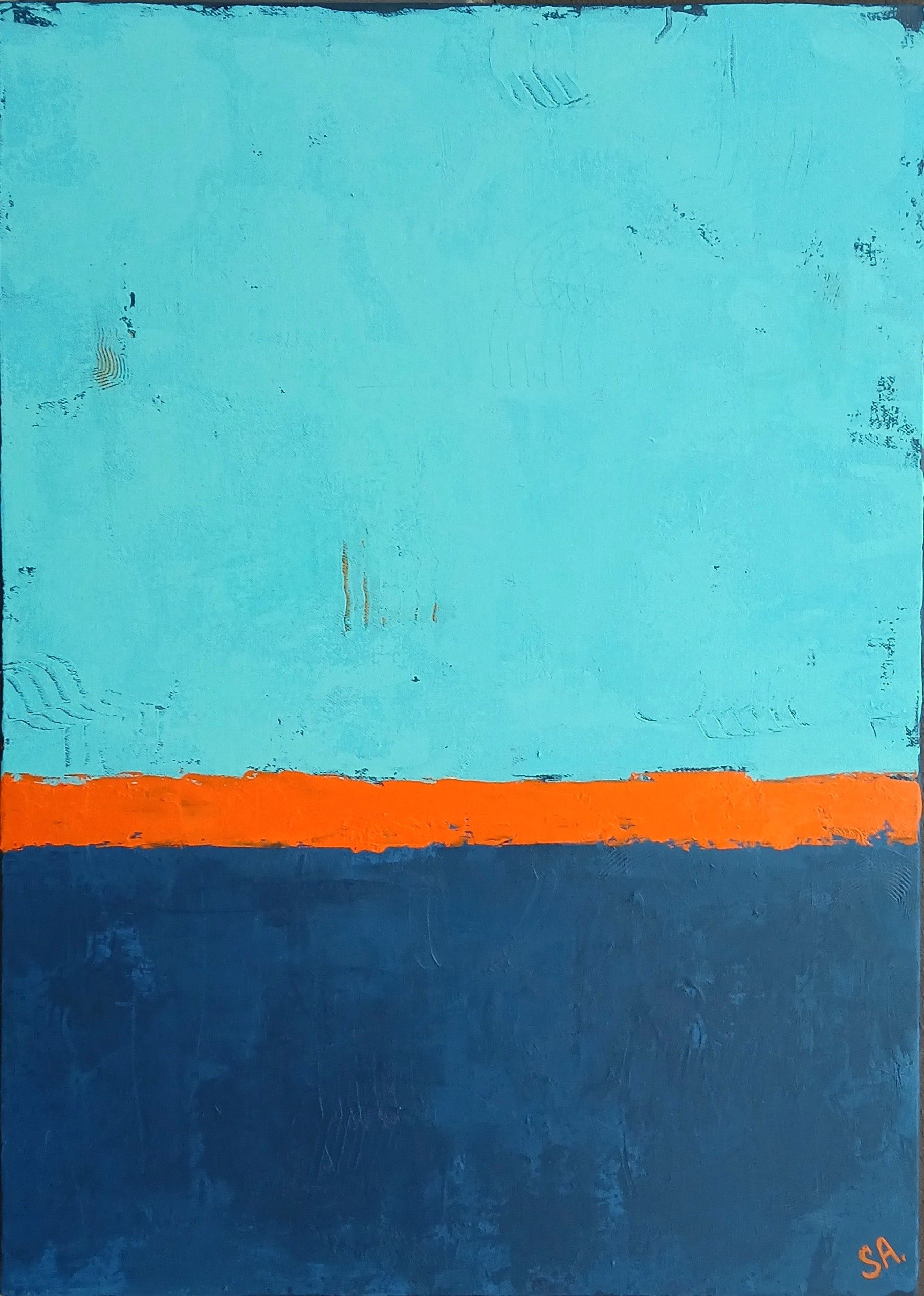 Анастасия Семенцул (Картина, живопись - 
                  50 x 70 см) Палитра чувств