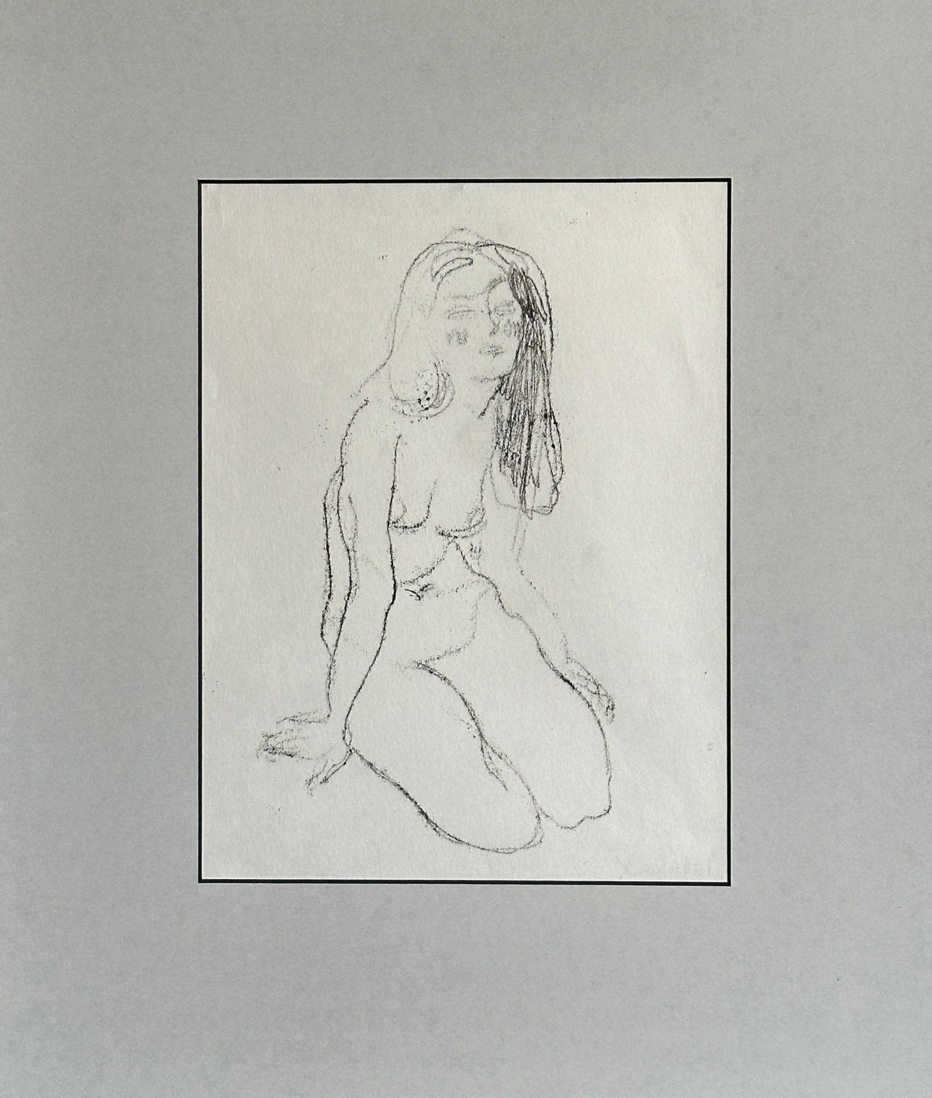 Илья Хахарев (Авторская графика - 
                  30 x 35 см) Обнаженная