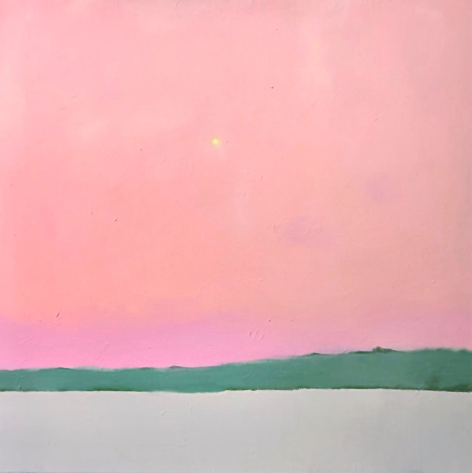 Анна Ганина (Картина, живопись - 
                  100 x 100 см) Sunset meditation