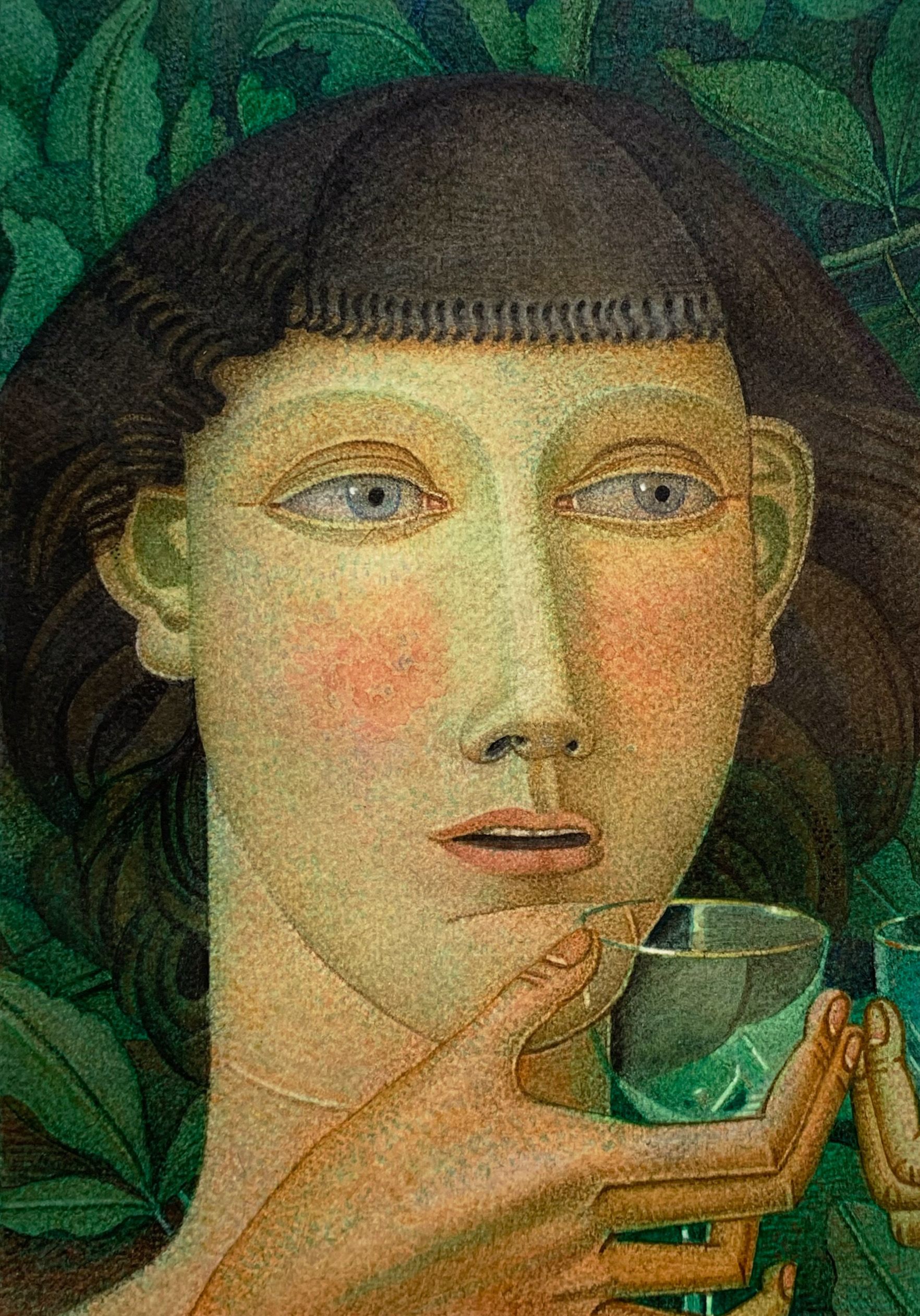 Иван Афонский (Авторская графика - 
                  20 x 28 см) Портрет (1)