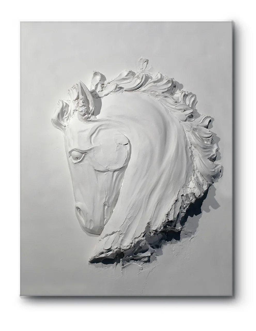 Леонид Ким (Скульптура - 
                  57 x 77 см) Застенчивый конь