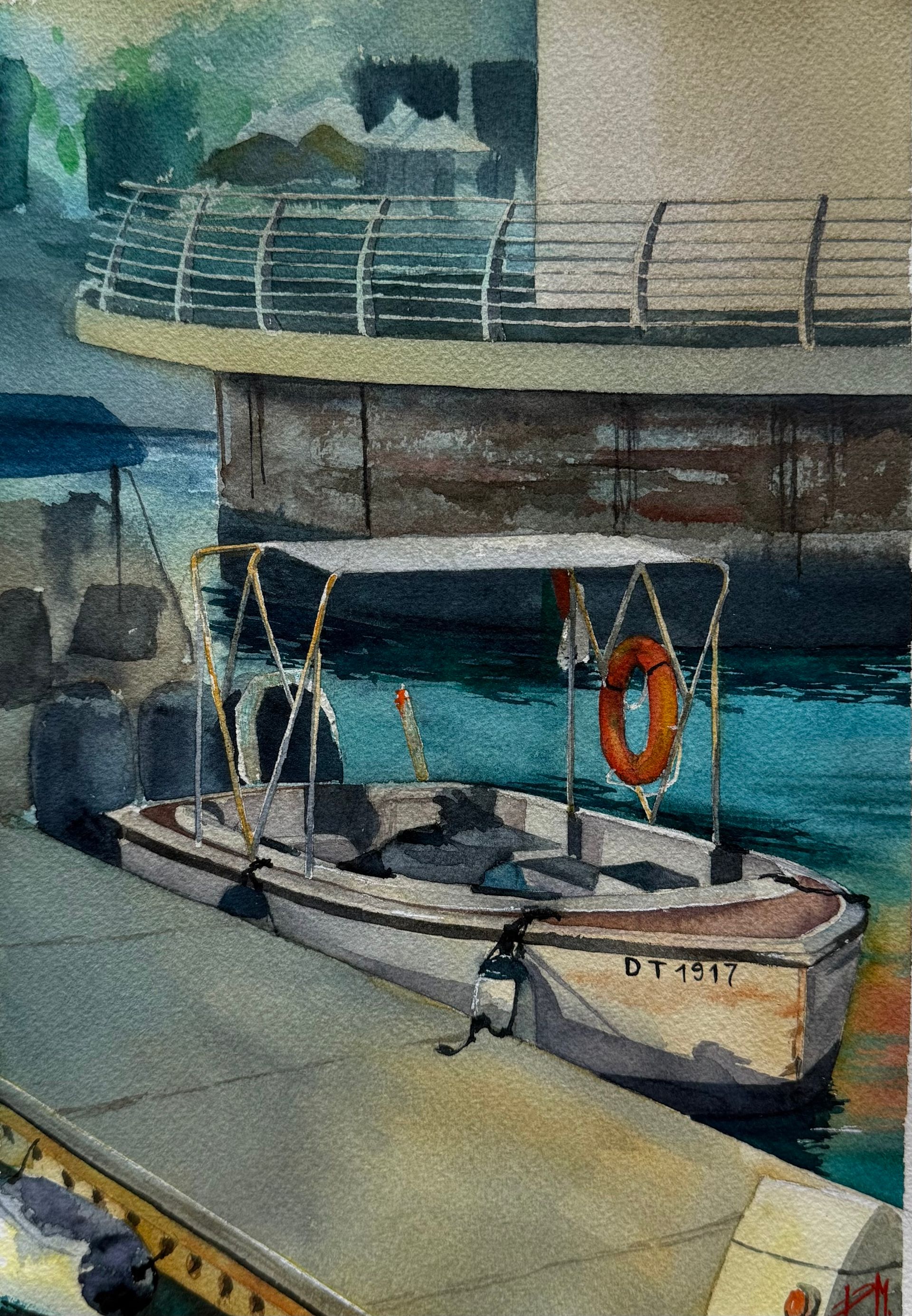 Полина Мотовилова (Авторская графика - 
                  21 x 30 см) Дубай Марина