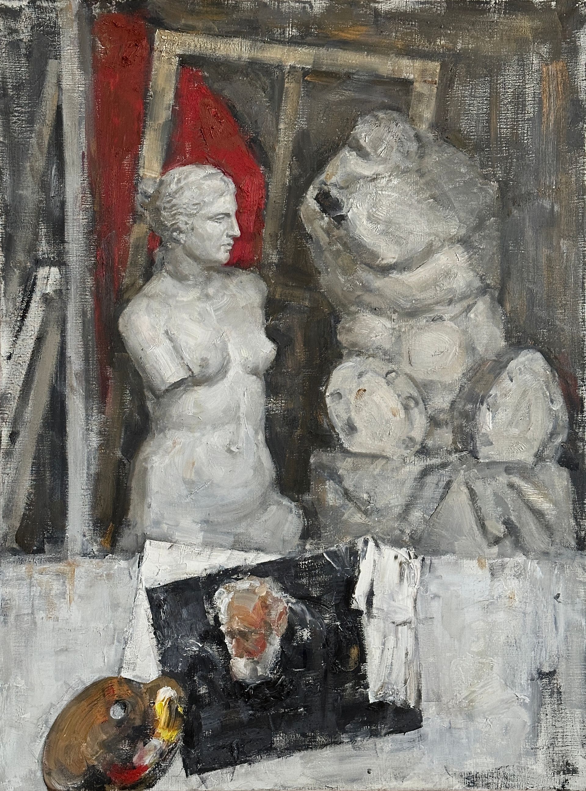 Илья Хахарев (Картина, живопись - 
                  90 x 120 см) Натюрморт с Венерой