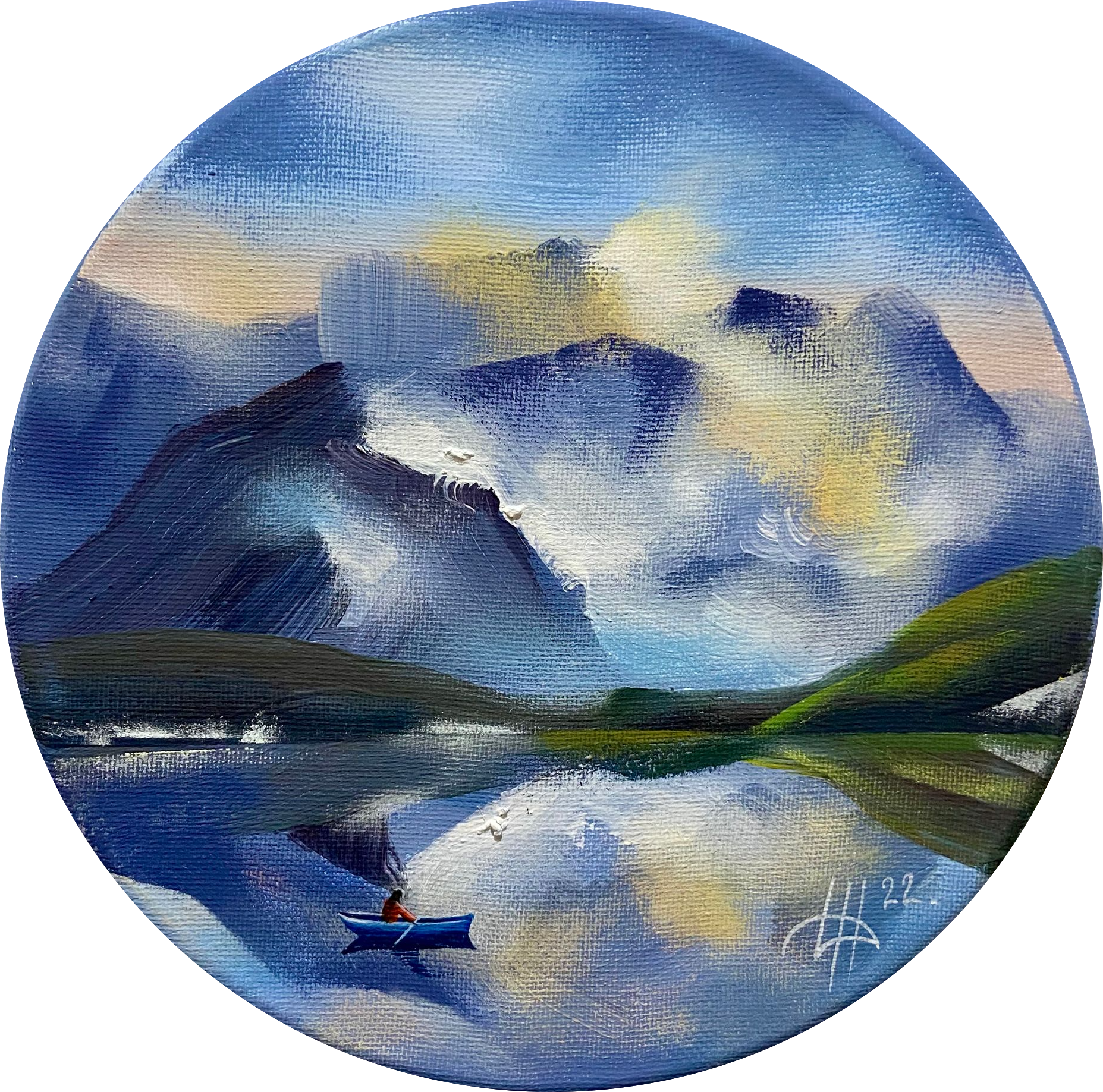 Динара Хёртнагль (Картина, живопись - 
                  20 x 20 см) Skylights