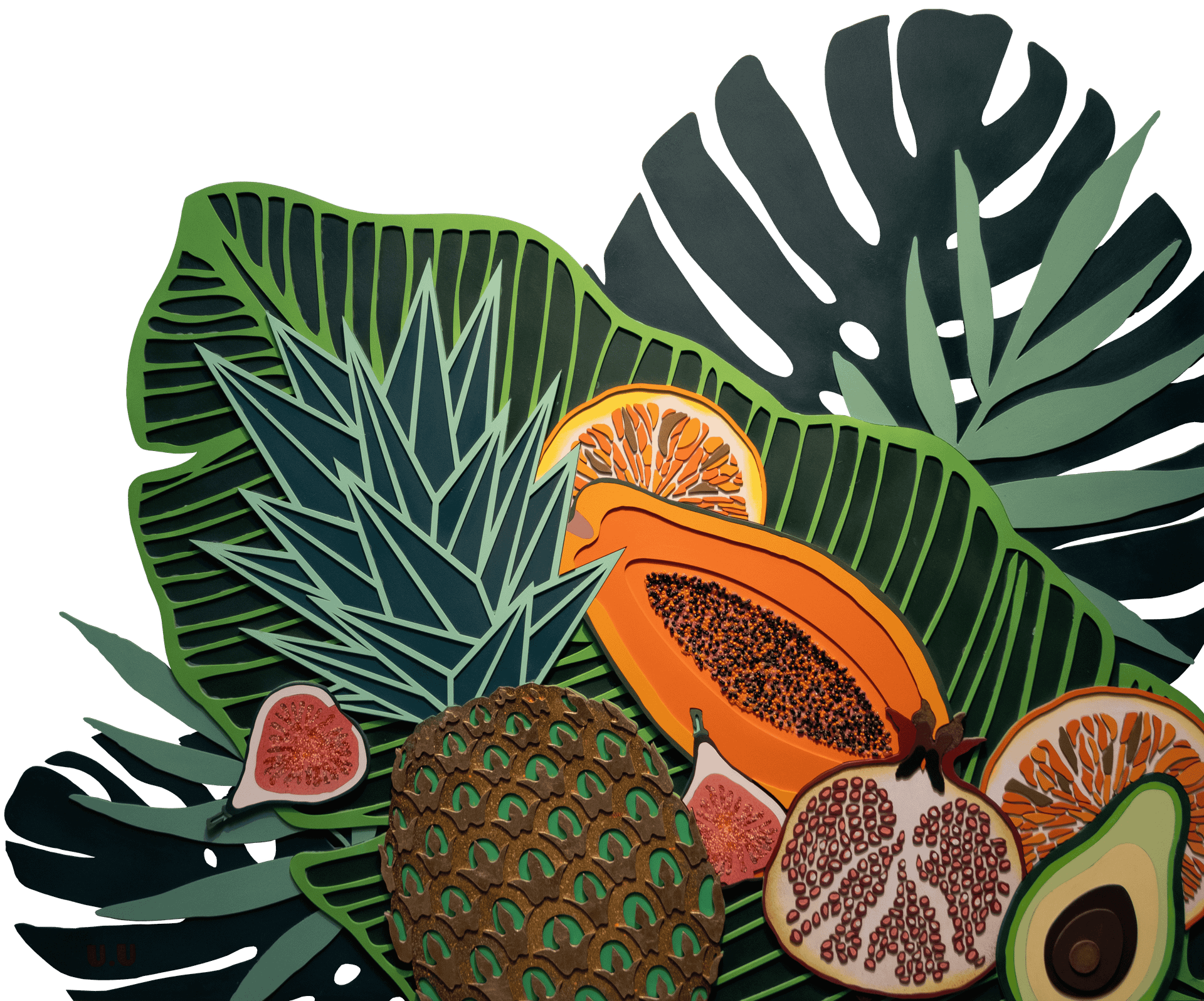 Юлия Валерьянова (Картина, живопись - 
                  120 x 100 см) Фруктовый пикник