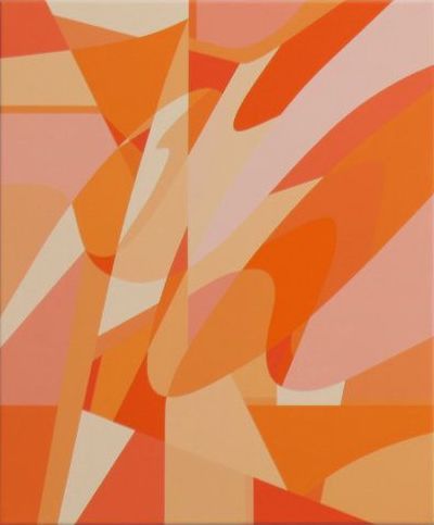Илья Кукушкин (Картина, живопись - 
                  50 x 60 см) Das Orange Improvisation