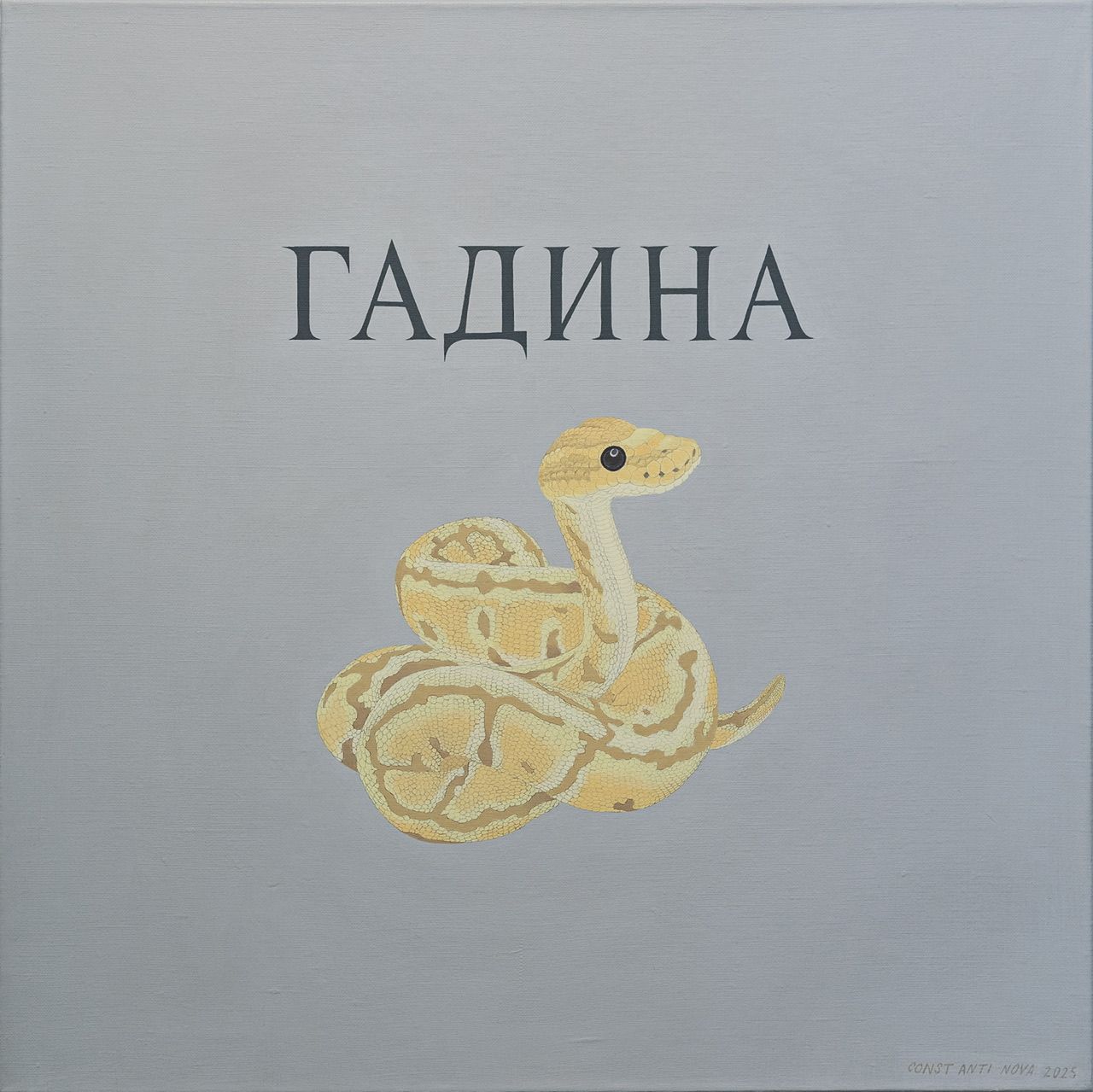Людмила Константинова (Картина, живопись - 
                  60 x 60 см) Гадина