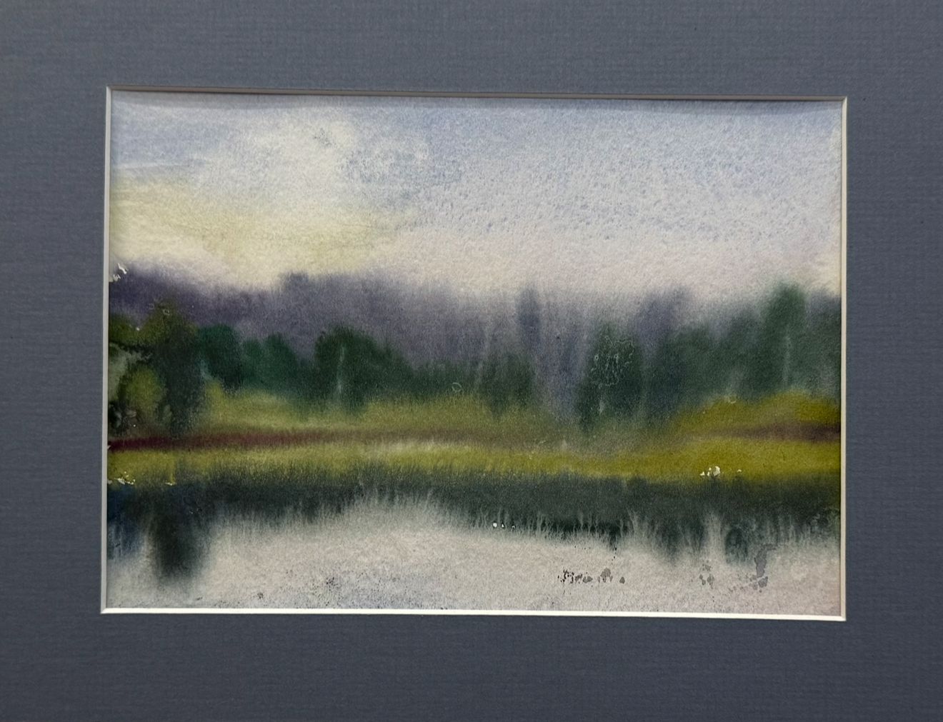Алина Буглеева (Авторская графика - 
                  23 x 18 см) Синева