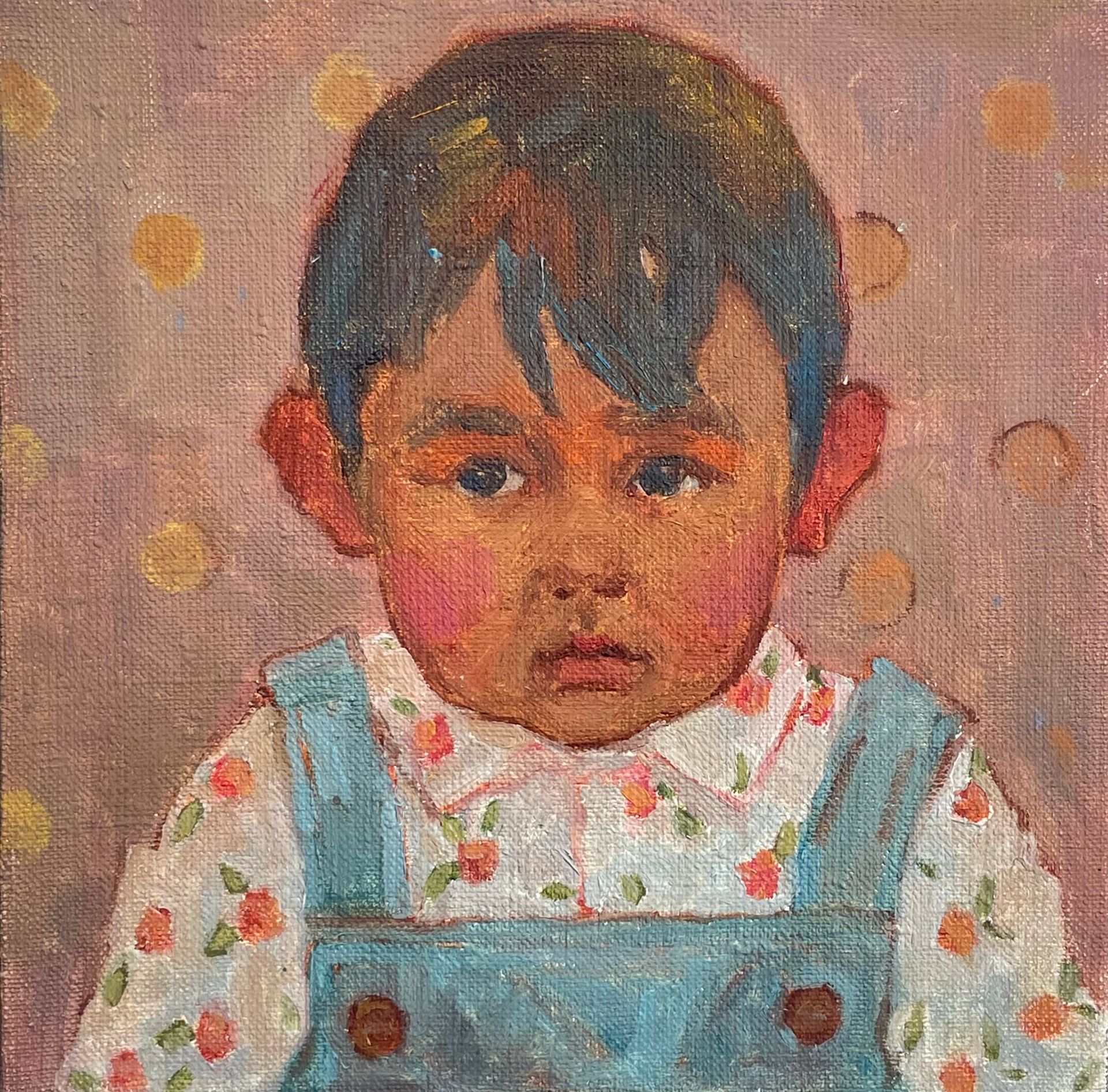 Залифа Хибатова (Картина, живопись - 
                  20 x 20 см) Братишка