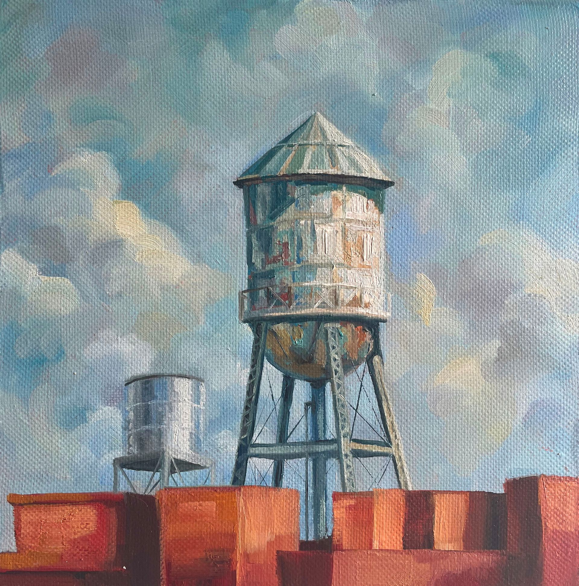 Юлия Главатских (Картина, живопись - 
                  30 x 30 см) Ясный день III