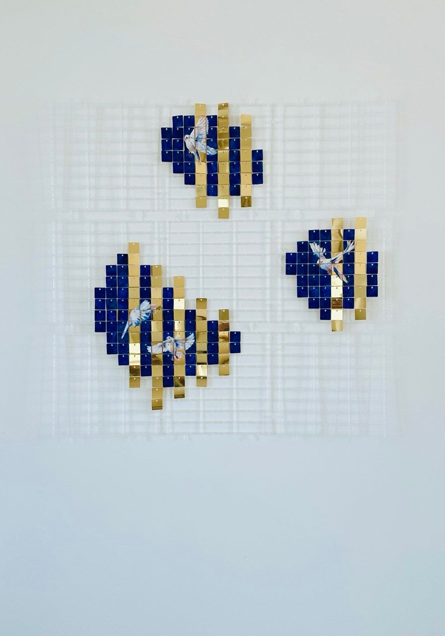 Savakna Marlin (Объект - 
                  90 x 90 см) Birds are out