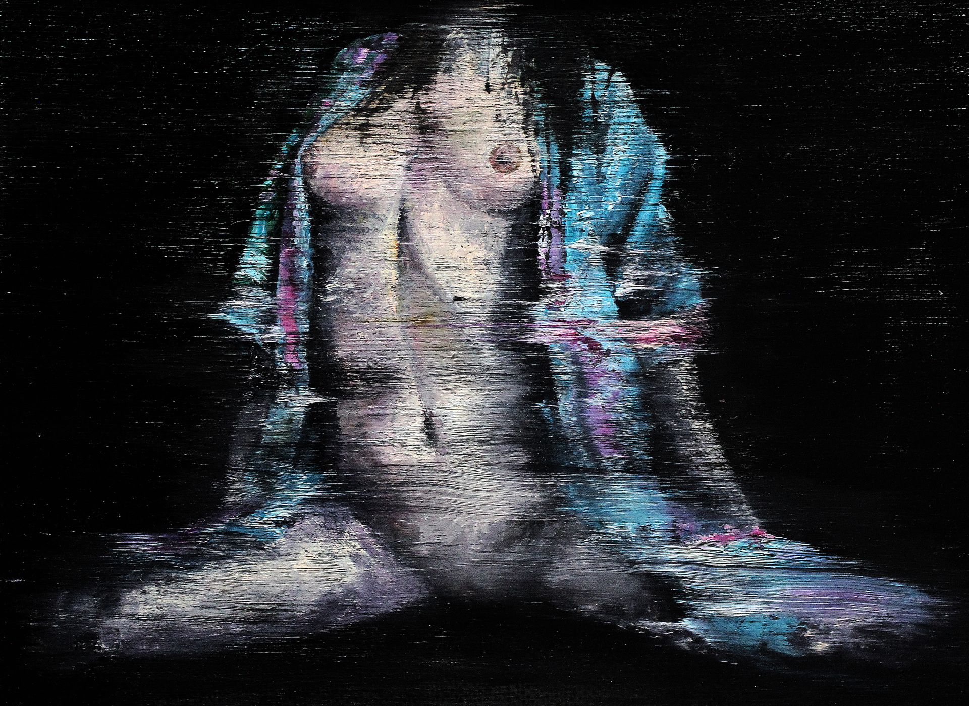 Данила Даренских (Картина, живопись - 
                  23.8 x 17.6 см) Kate