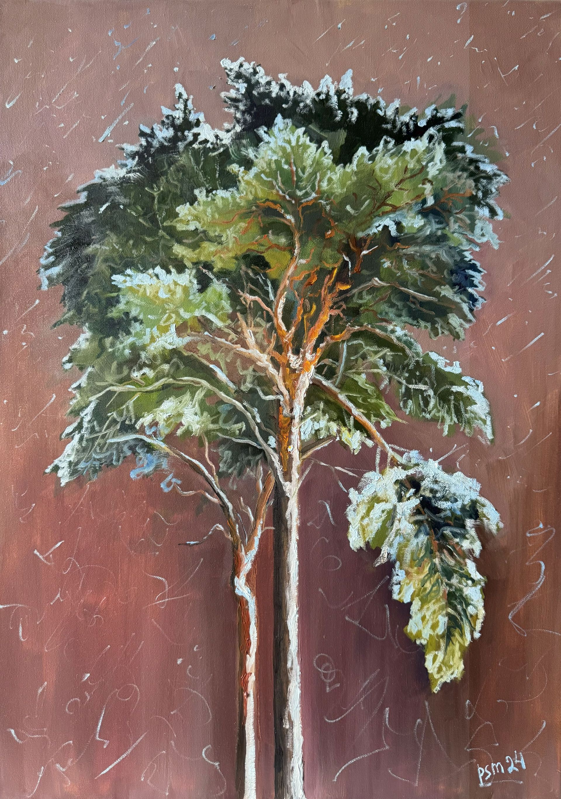 Светлана Пузанова (Картина, живопись - 
                  50 x 70 см) Сила