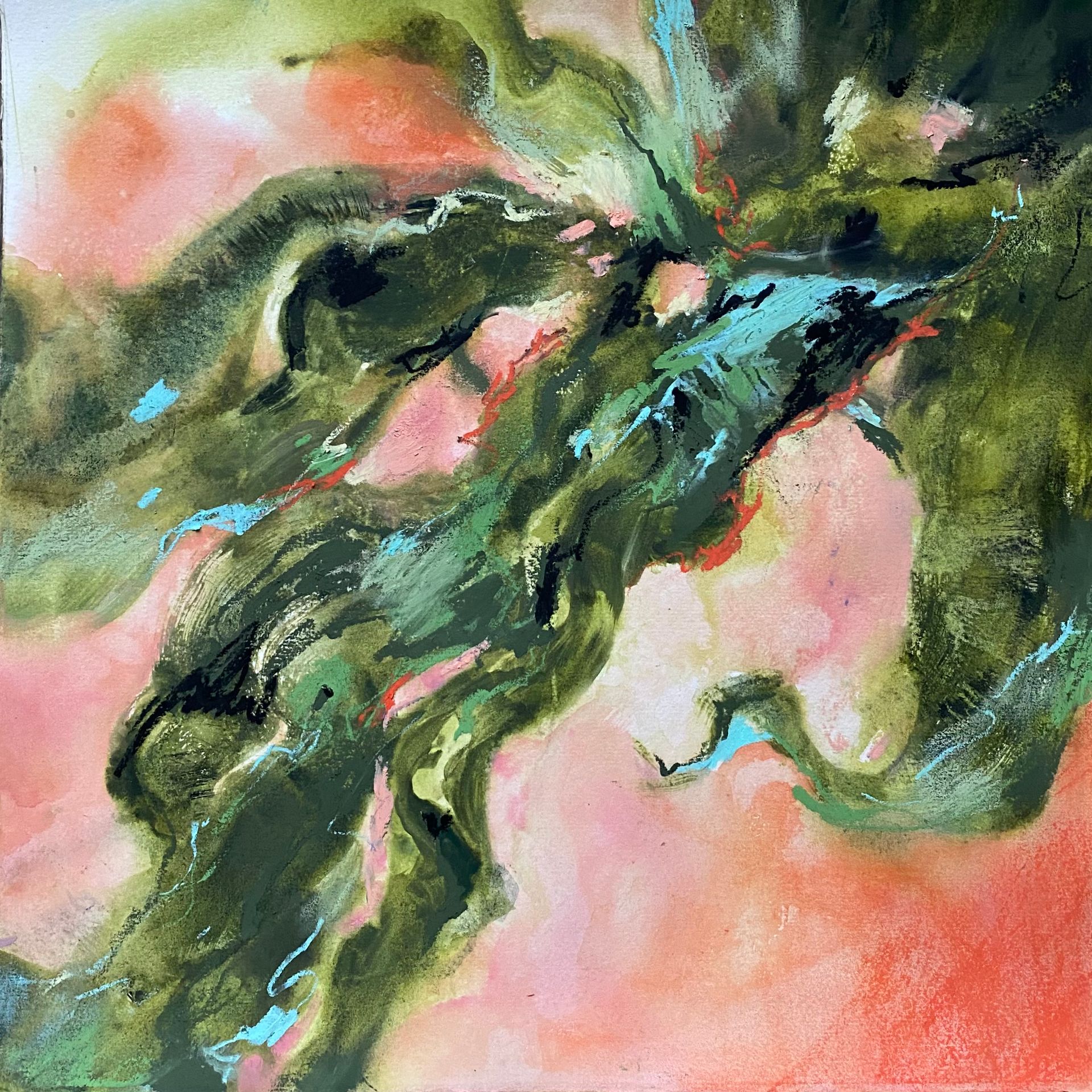 Анна Богинская (Авторская графика - 
                  30 x 30 см) Истории с подоконника 2