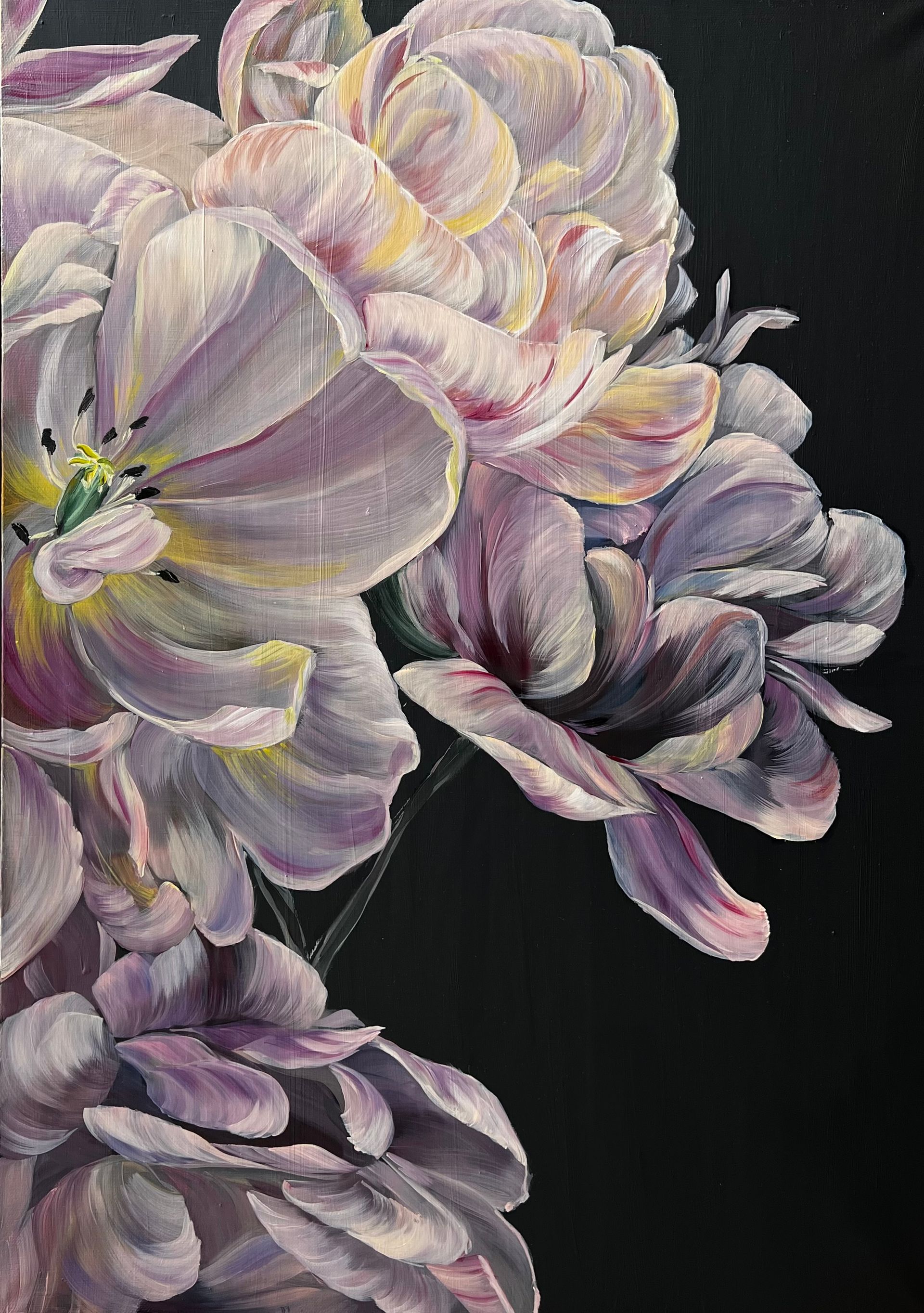 Инна Сумина (Картина, живопись - 
                  50 x 70 см) Фиолетовая фантазия