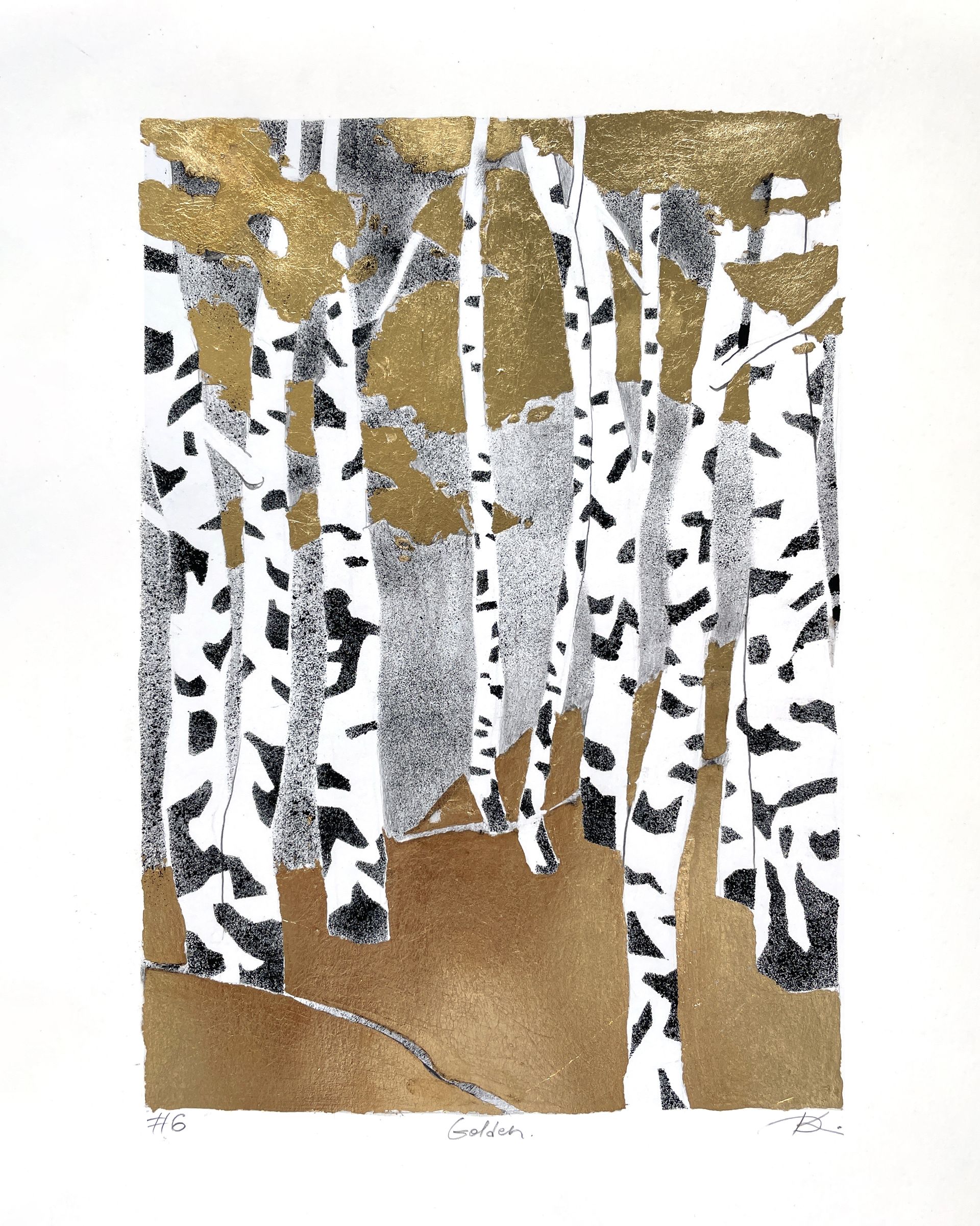 Дарья Краплак (Авторская графика - 
                  21 x 29 см) Golden
