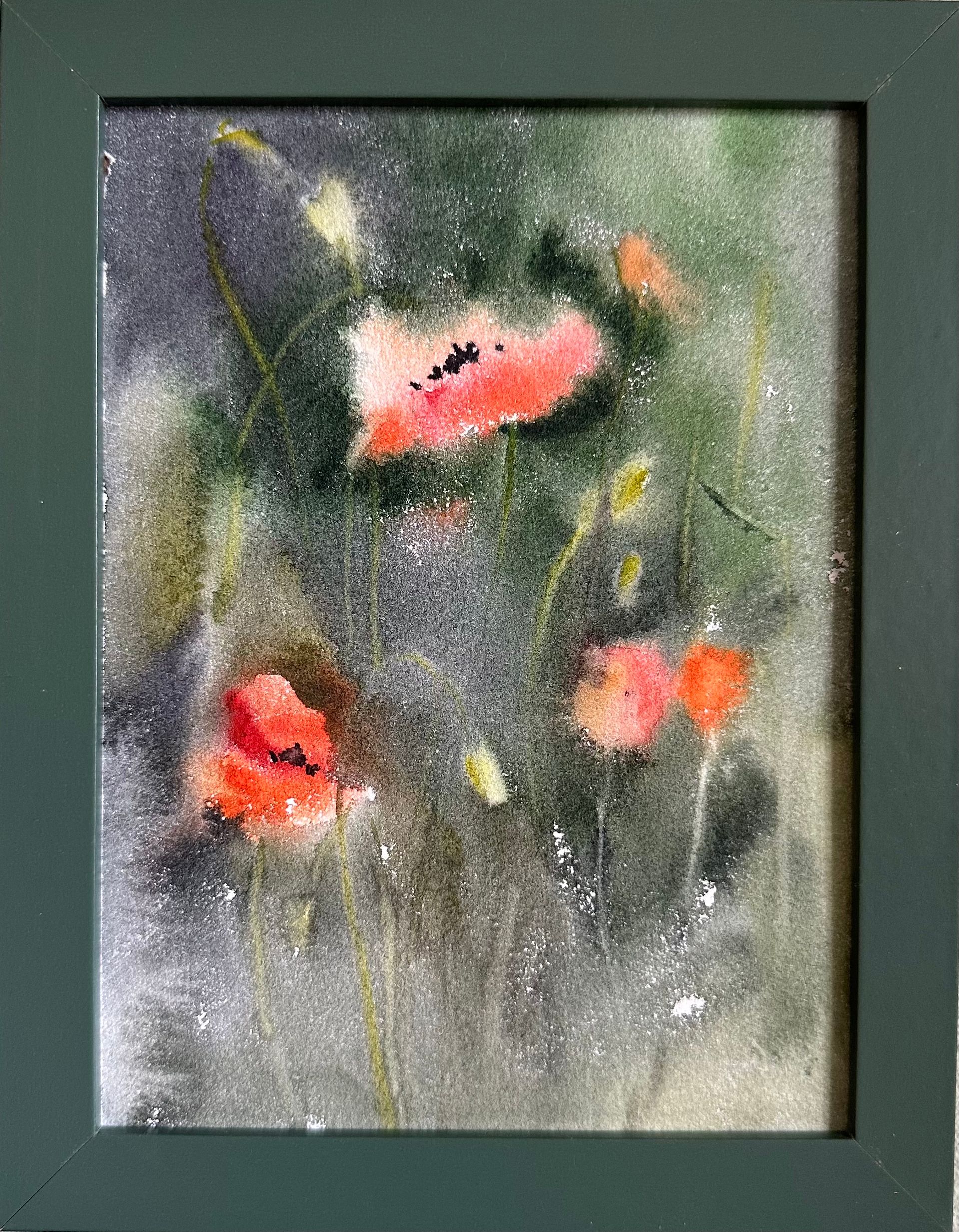 Алина Буглеева (Авторская графика - 
                  19 x 24 см) Маки