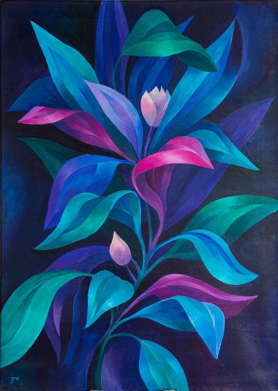 Юлия Пухова (Картина, живопись - 
                  50 x 70 см) Tropical 1
